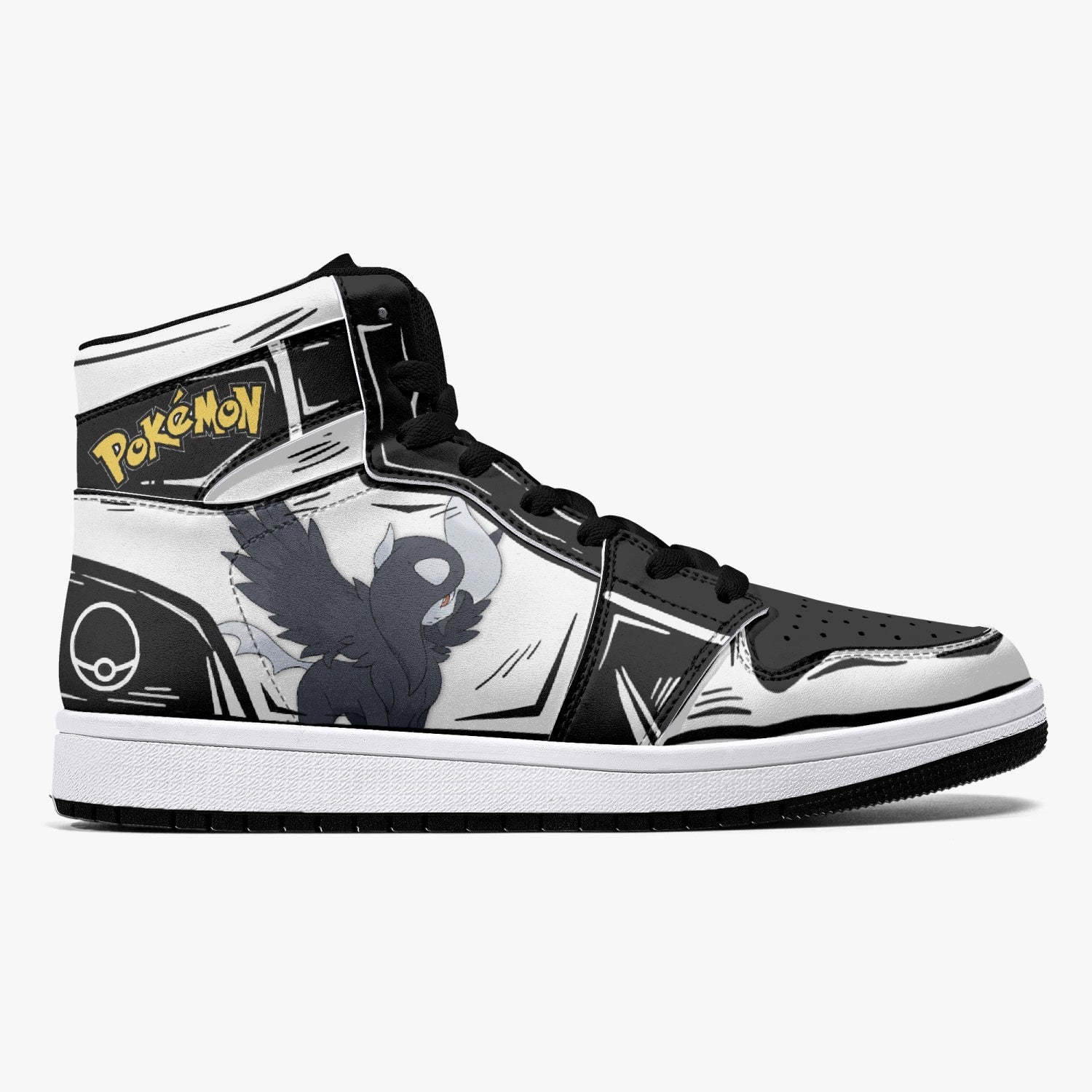 Absol Pokemon Mid 1 Basketball Shoes