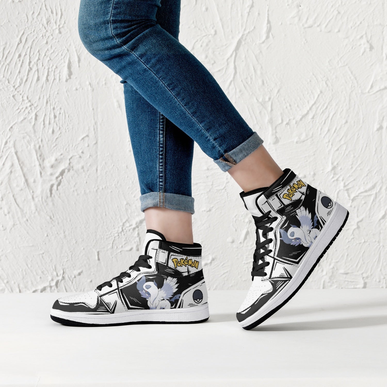 Absol Pokemon Mid 1 Basketball Shoes