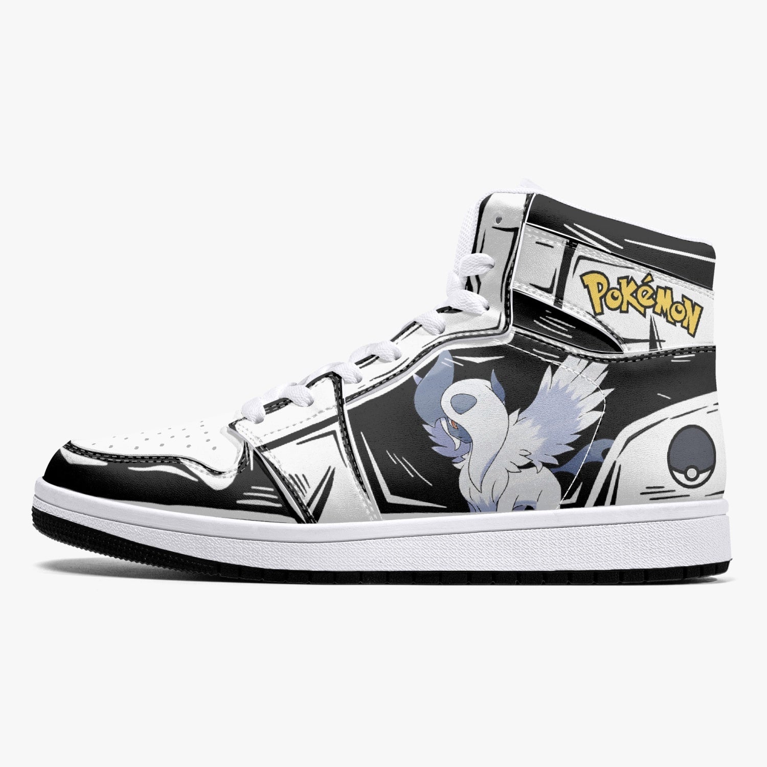 Absol Pokemon Mid 1 Basketball Shoes