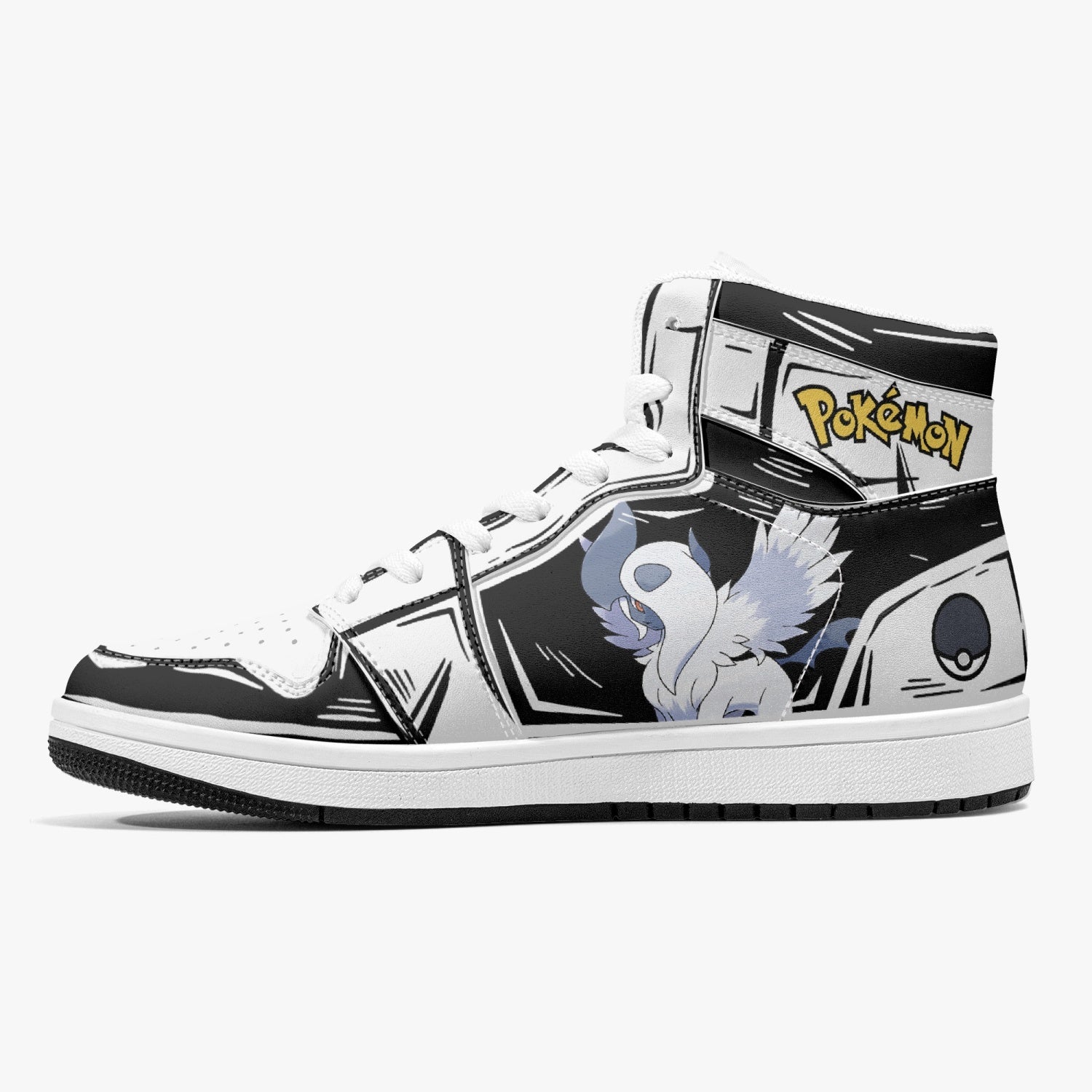 Absol Pokemon Mid 1 Basketball Shoes