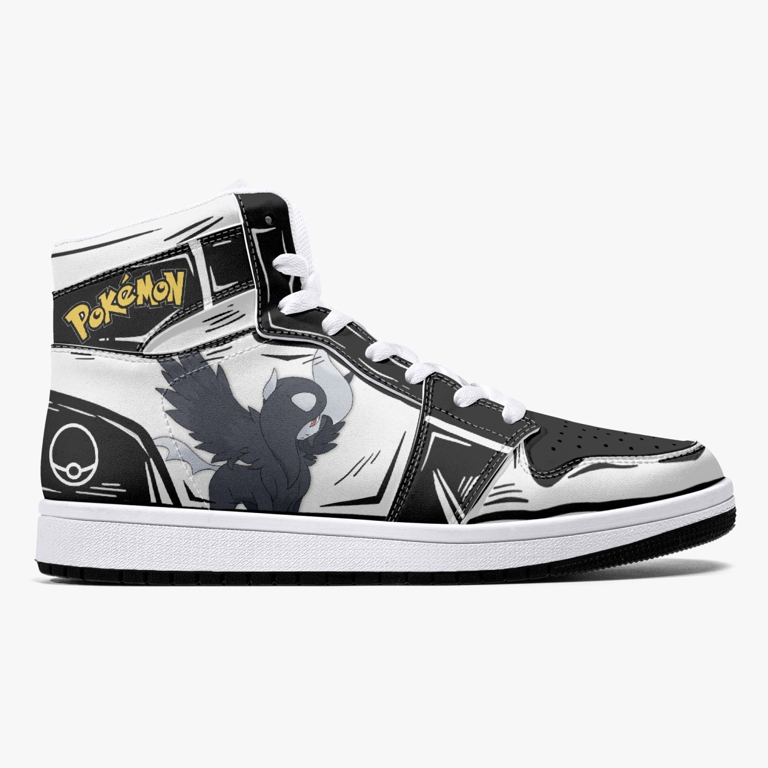 Absol Pokemon Mid 1 Basketball Shoes