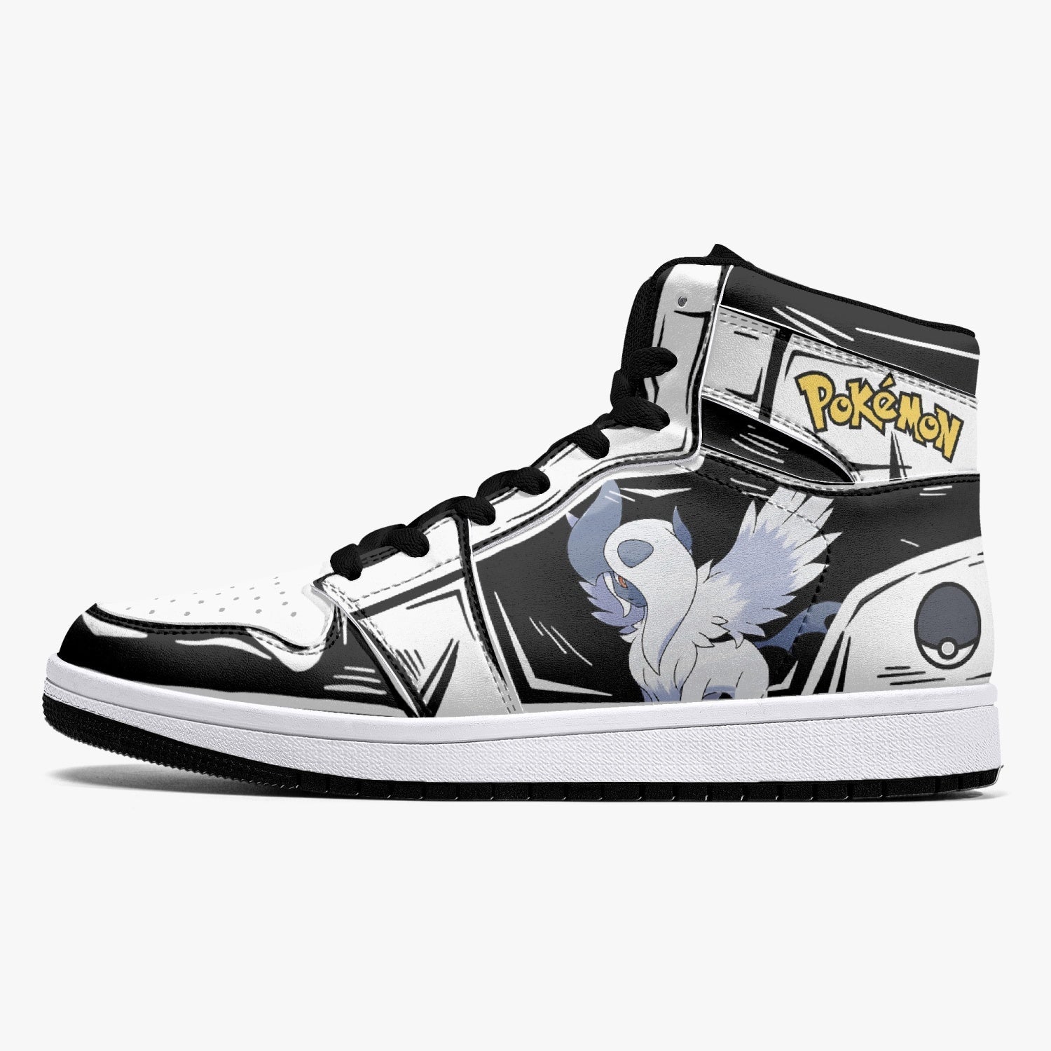Absol Pokemon Mid 1 Basketball Shoes