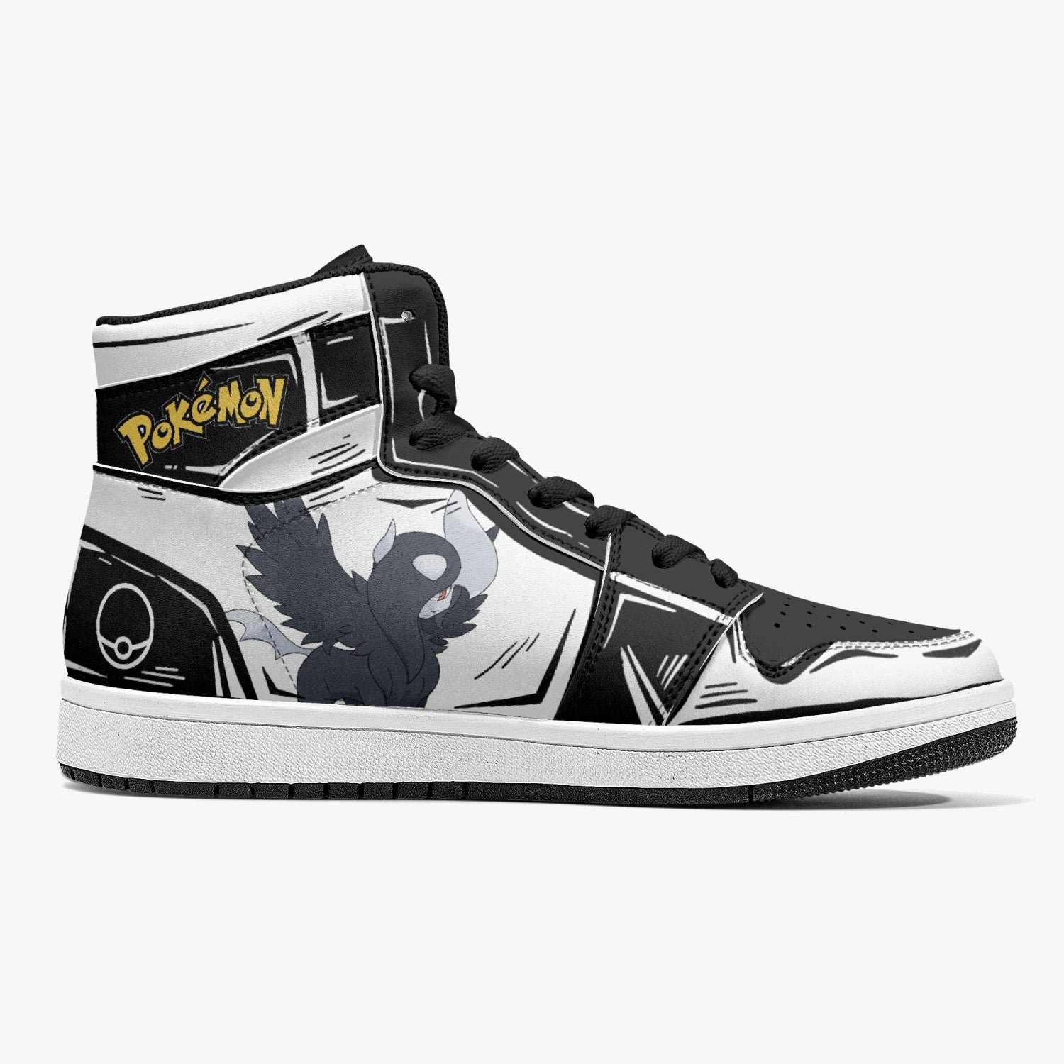 Absol Pokemon Mid 1 Basketball Shoes