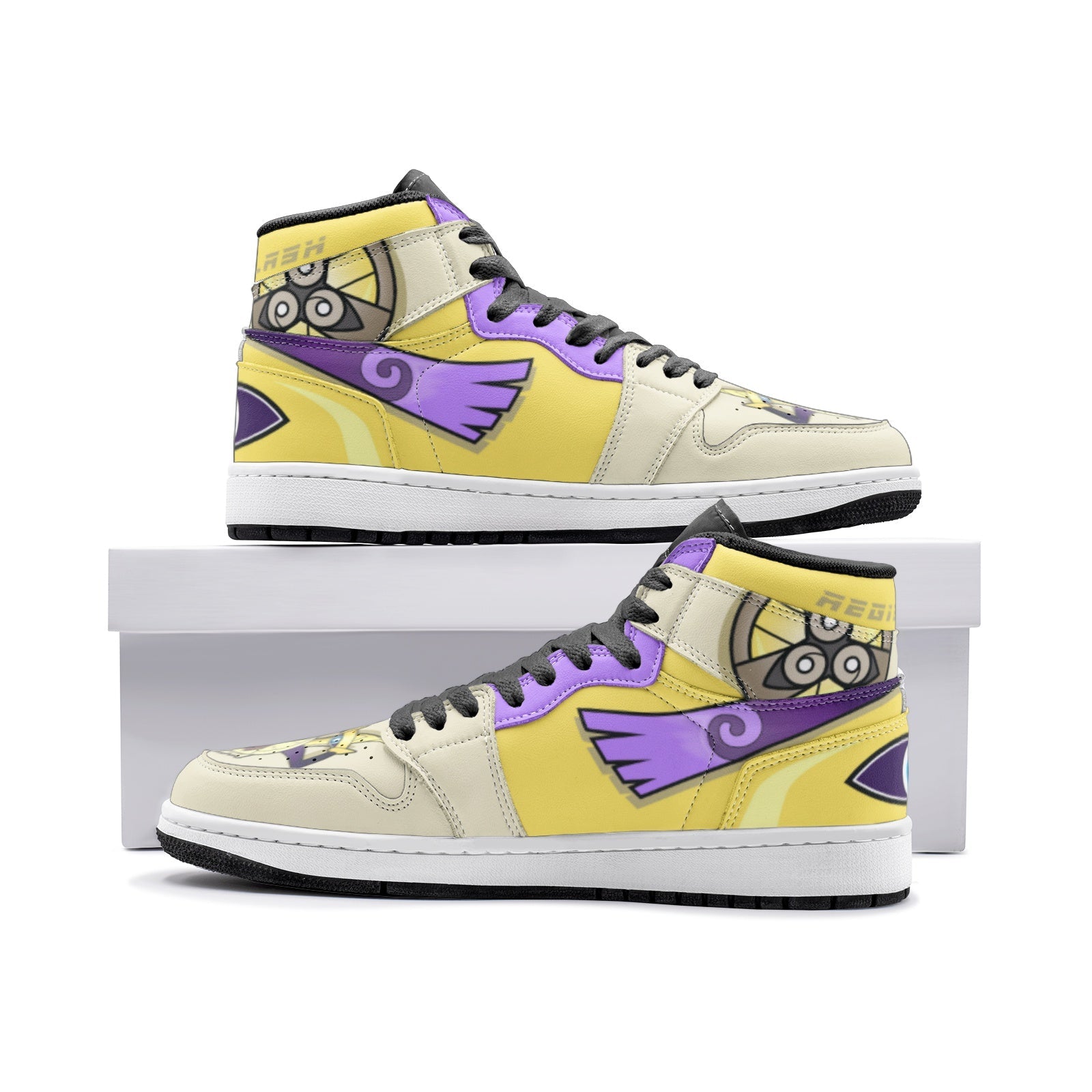 Aegislash Pokemon Mid 1 Basketball Shoes