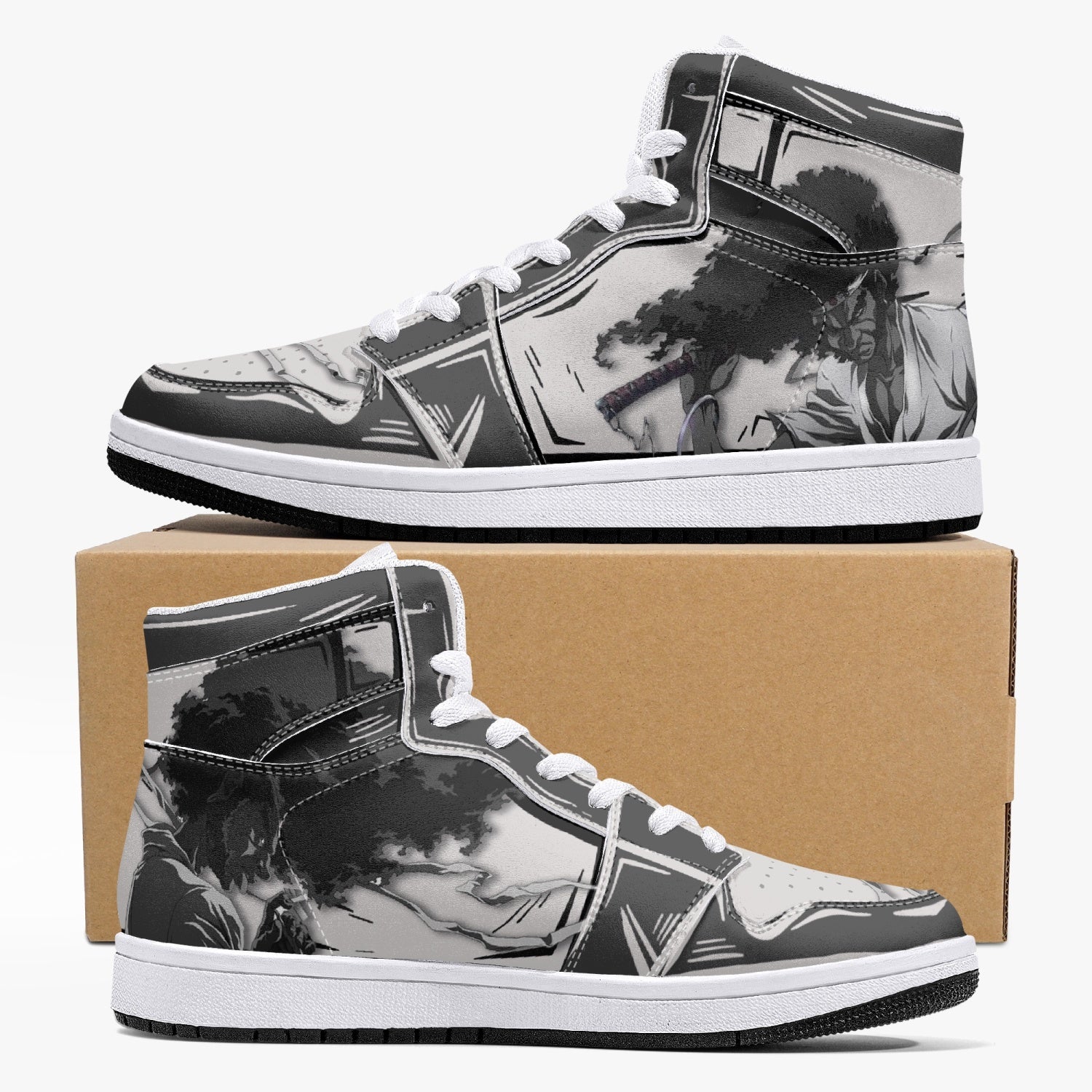 Afro Samurai Mid 1 Basketball Shoes