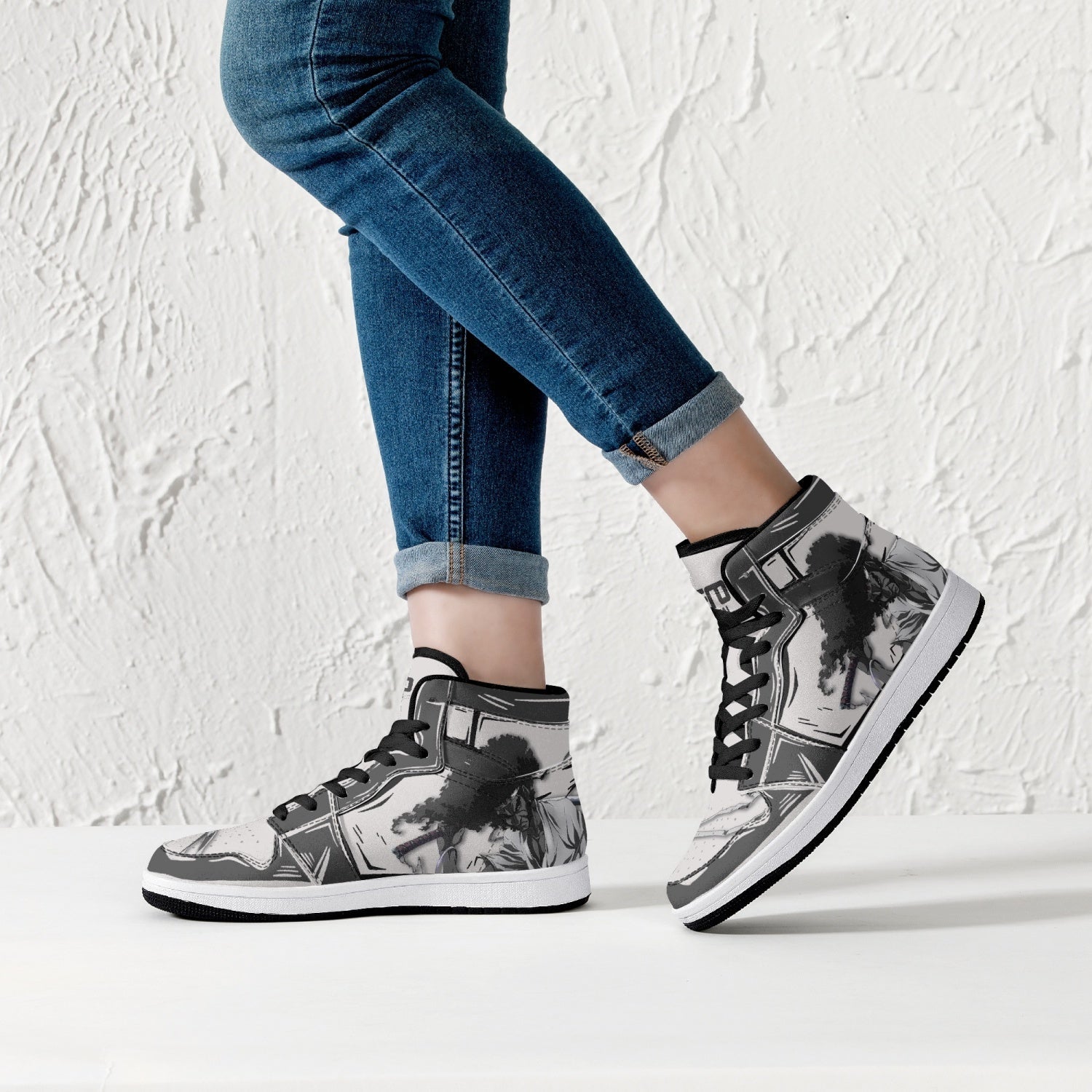 Afro Samurai Mid 1 Basketball Shoes