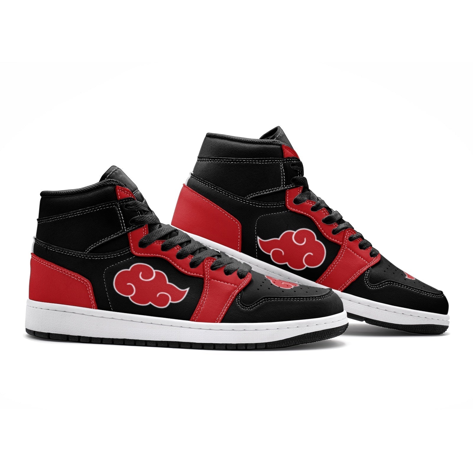 Akatsuki Cloud Naruto Mid 1 Basketball Shoes