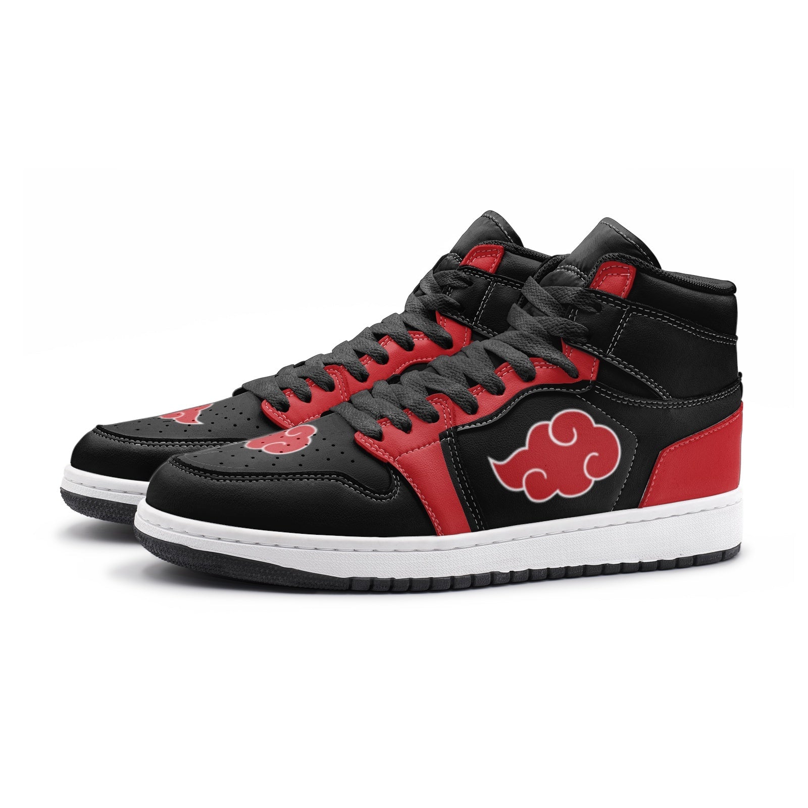 Akatsuki Cloud Naruto Mid 1 Basketball Shoes