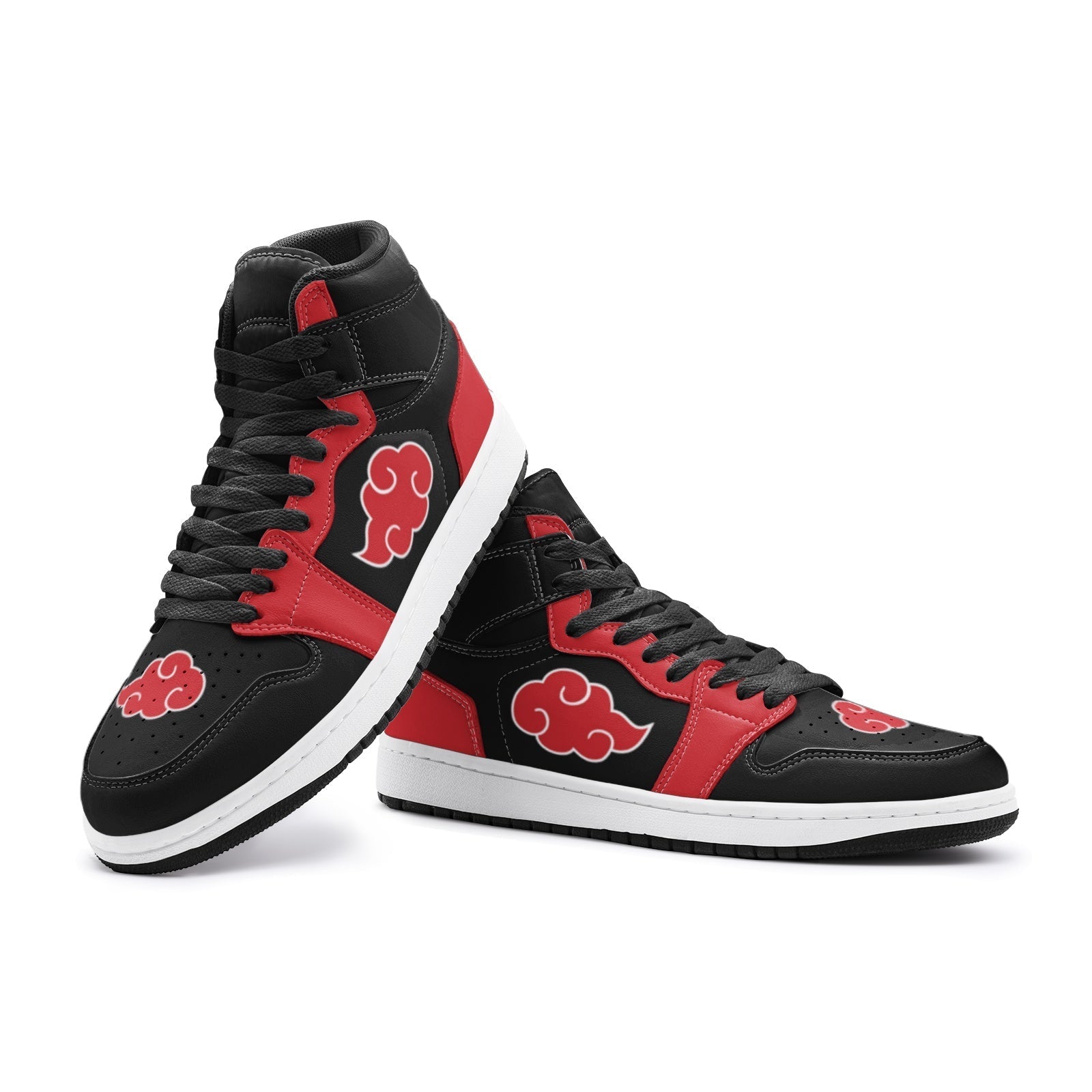 Akatsuki Cloud Naruto Mid 1 Basketball Shoes
