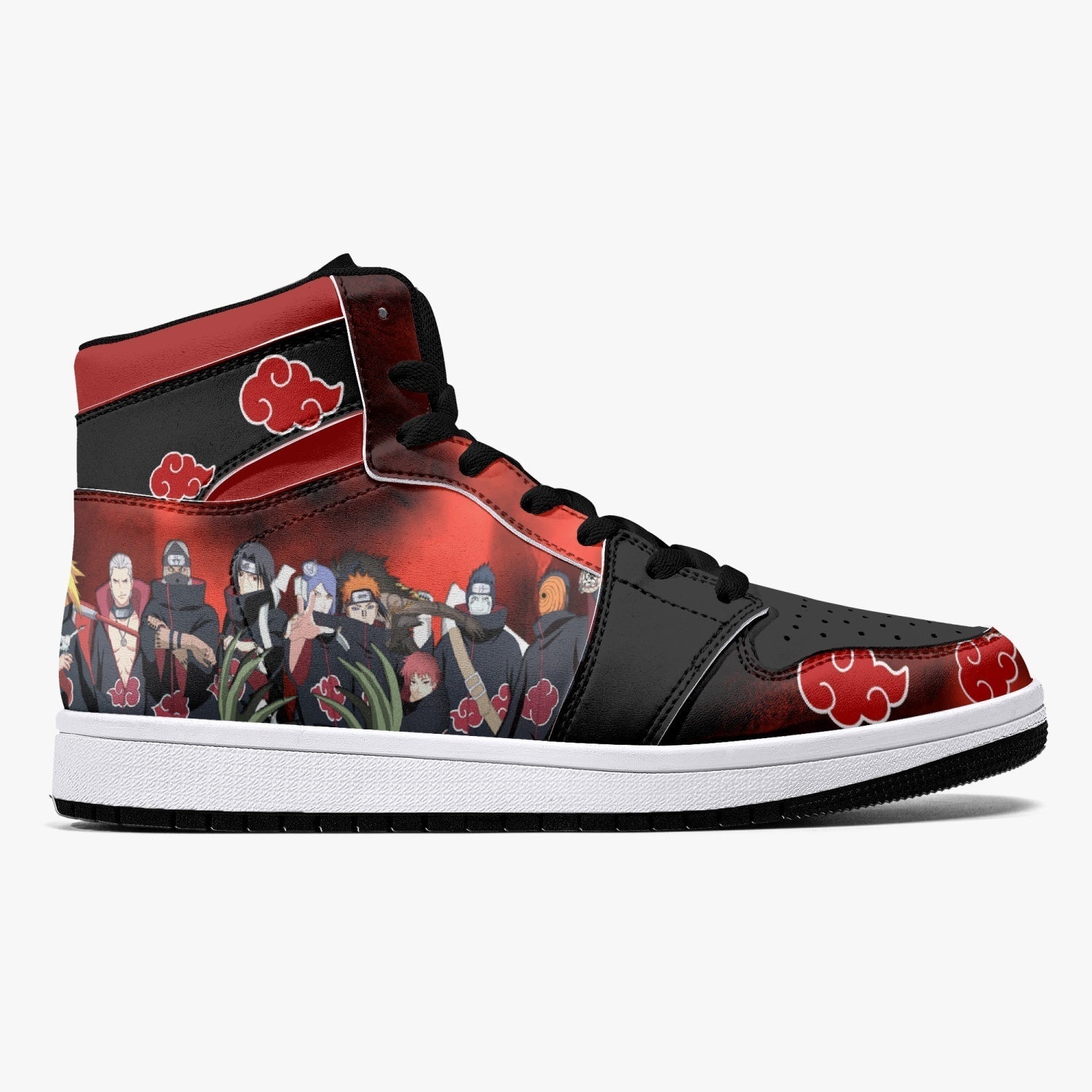 Akatsuki Members Naruto Mid 1 Basketball Shoes