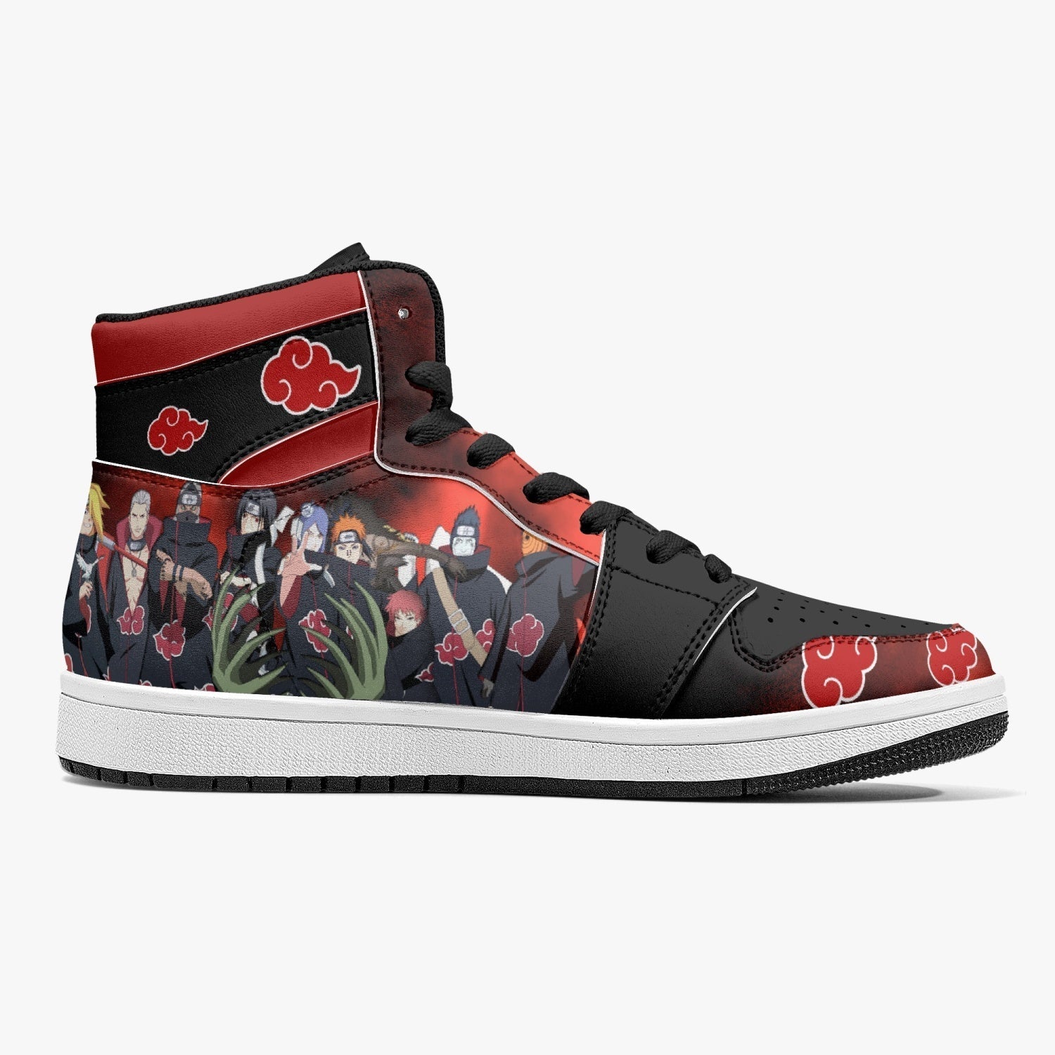 Akatsuki Members Naruto Mid 1 Basketball Shoes