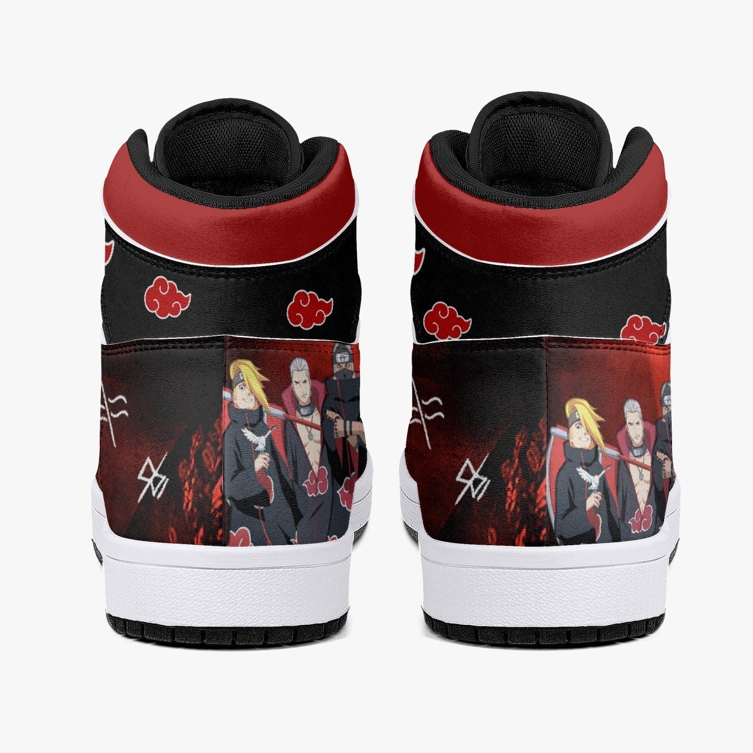 Akatsuki Members Naruto Mid 1 Basketball Shoes