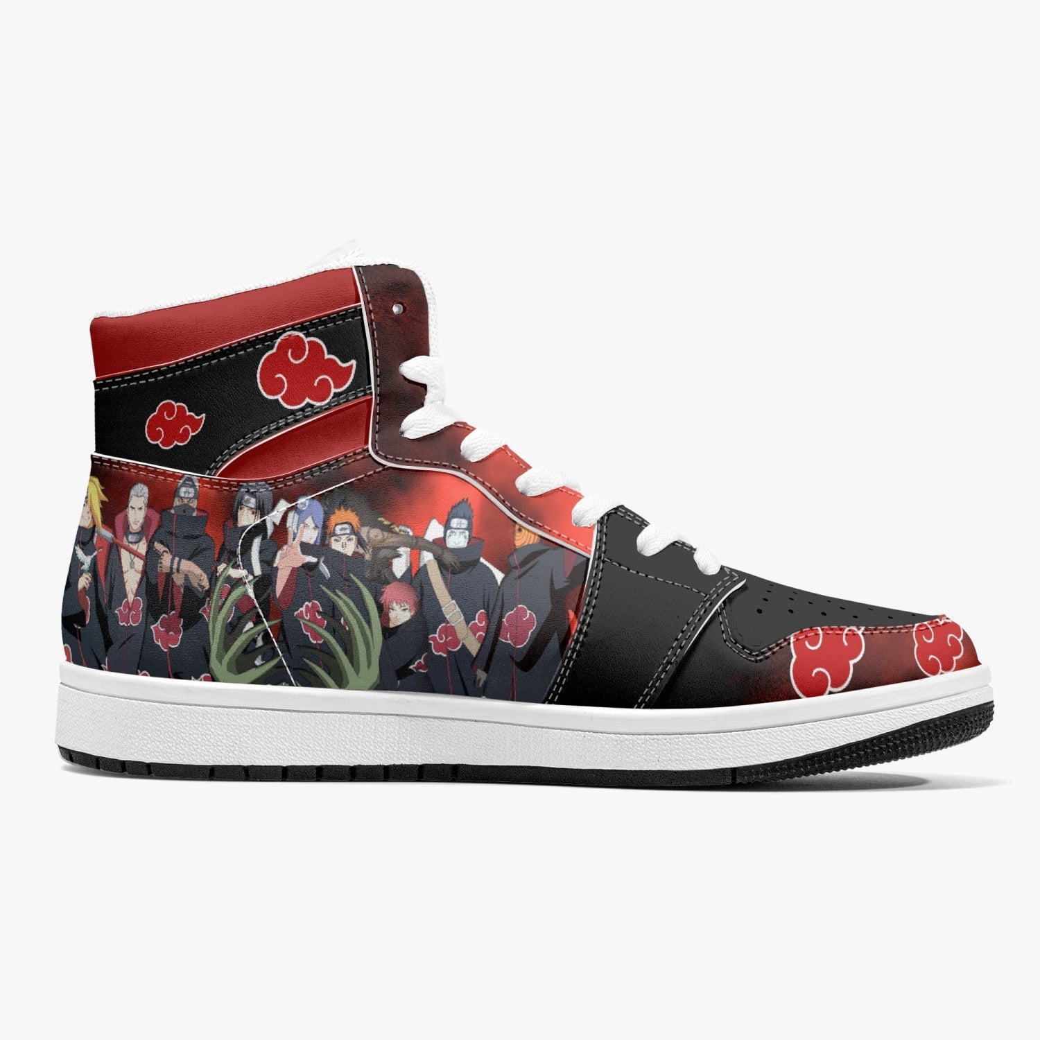 Akatsuki Members Naruto Mid 1 Basketball Shoes