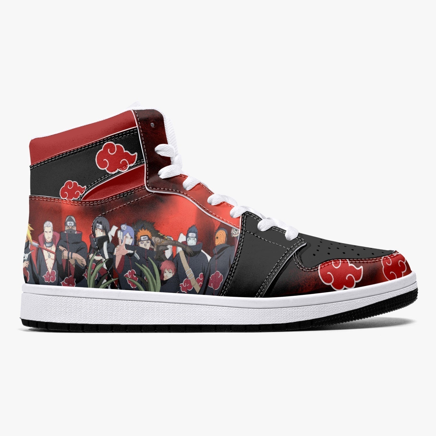 Akatsuki Members Naruto Mid 1 Basketball Shoes