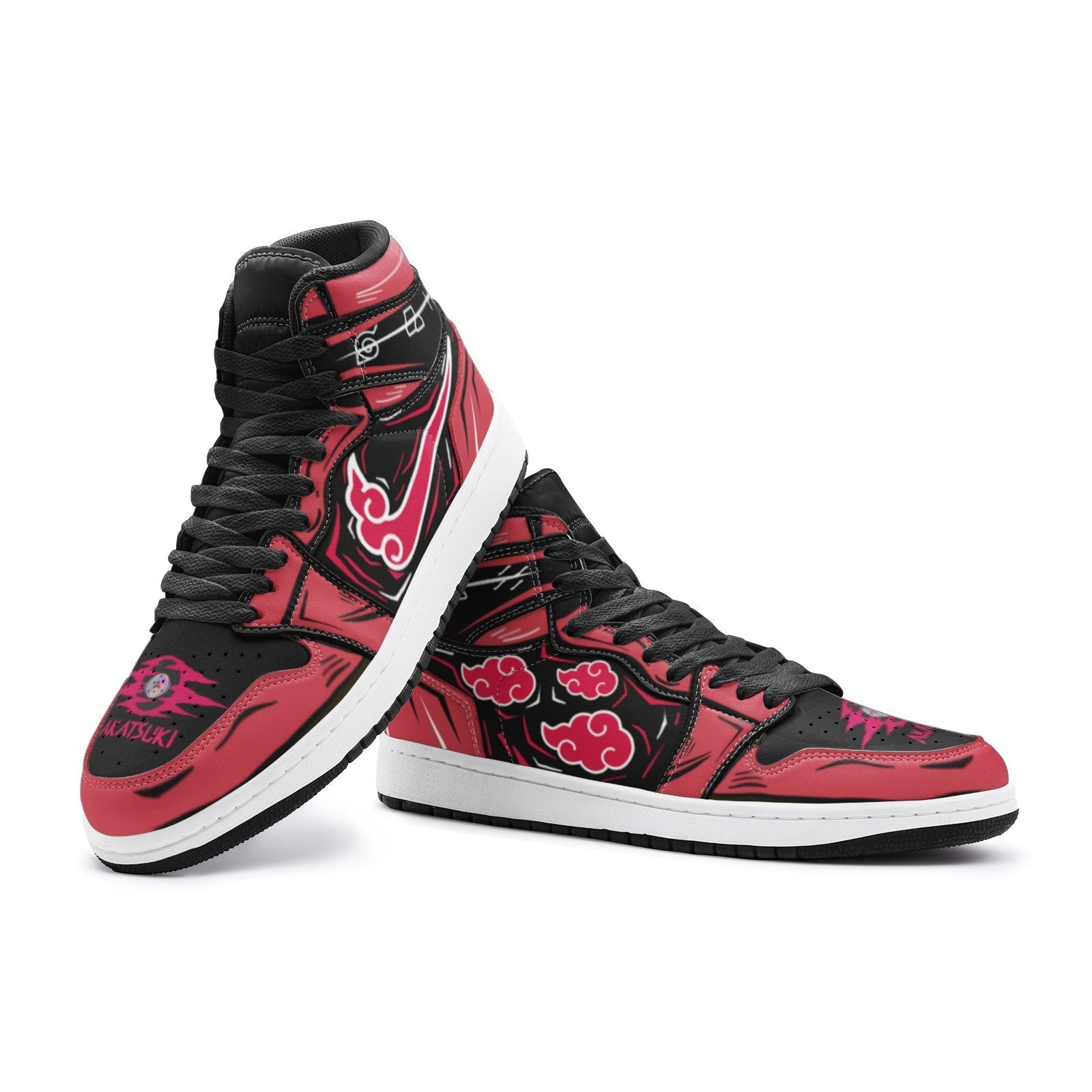 Akatsuki Naruto Mid 1 Basketball Shoes