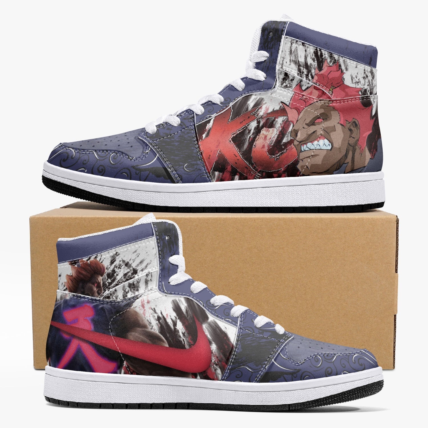 Akuma Street Fighter Mid 1 Basketball Shoes