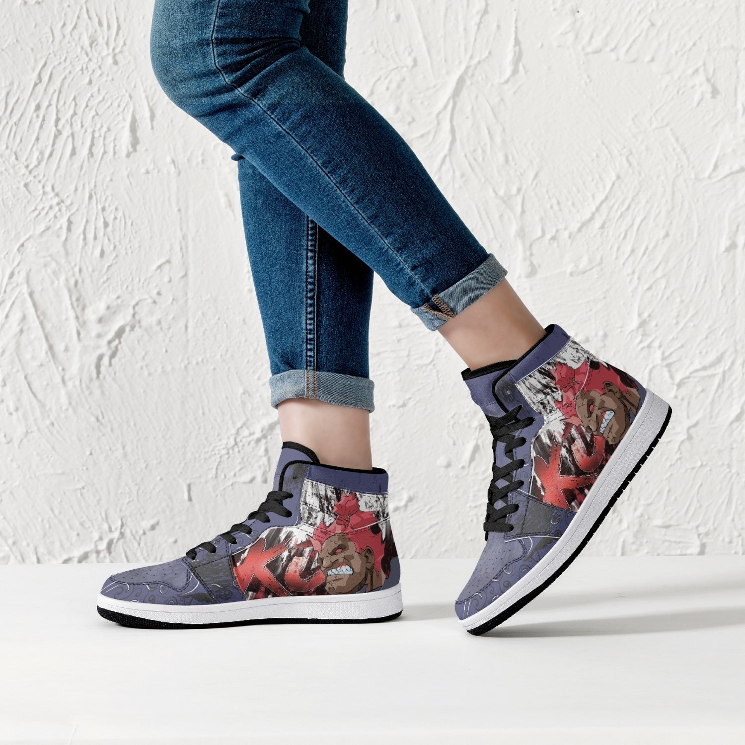 Akuma Street Fighter Mid 1 Basketball Shoes