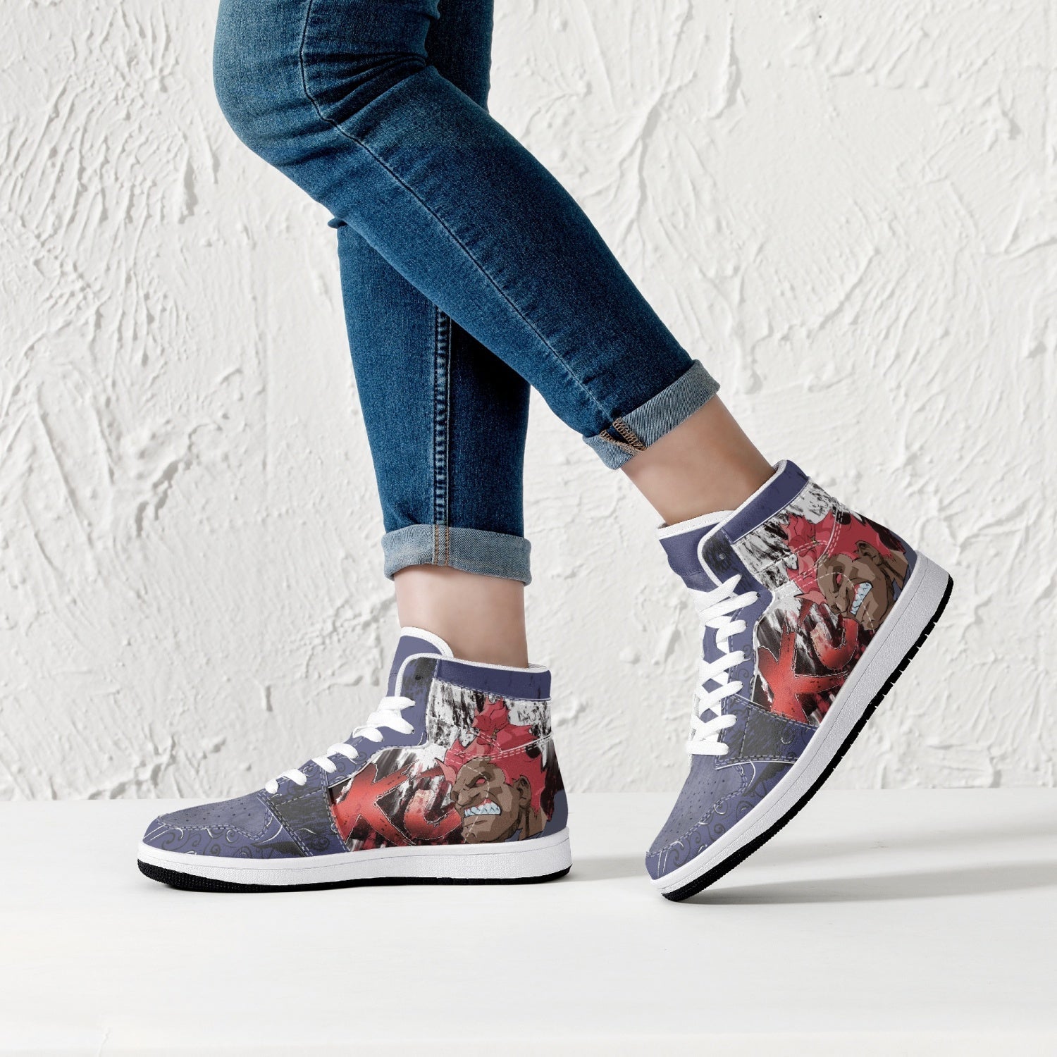 Akuma Street Fighter Mid 1 Basketball Shoes