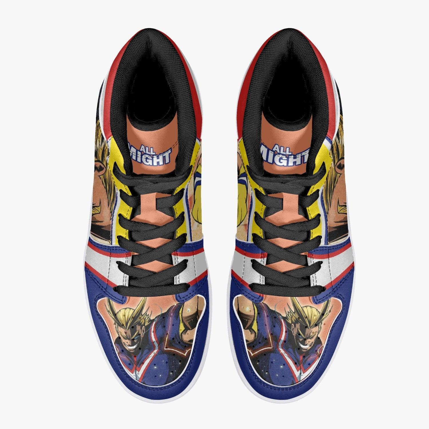 All Might Plus Ultra My Hero Academia Mid 1 Basketball Shoes