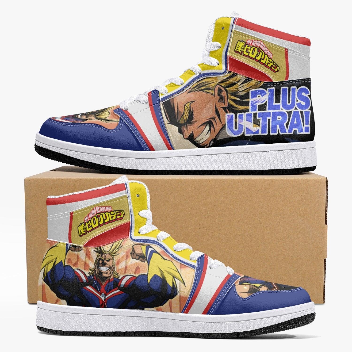 All Might Plus Ultra My Hero Academia Mid 1 Basketball Shoes