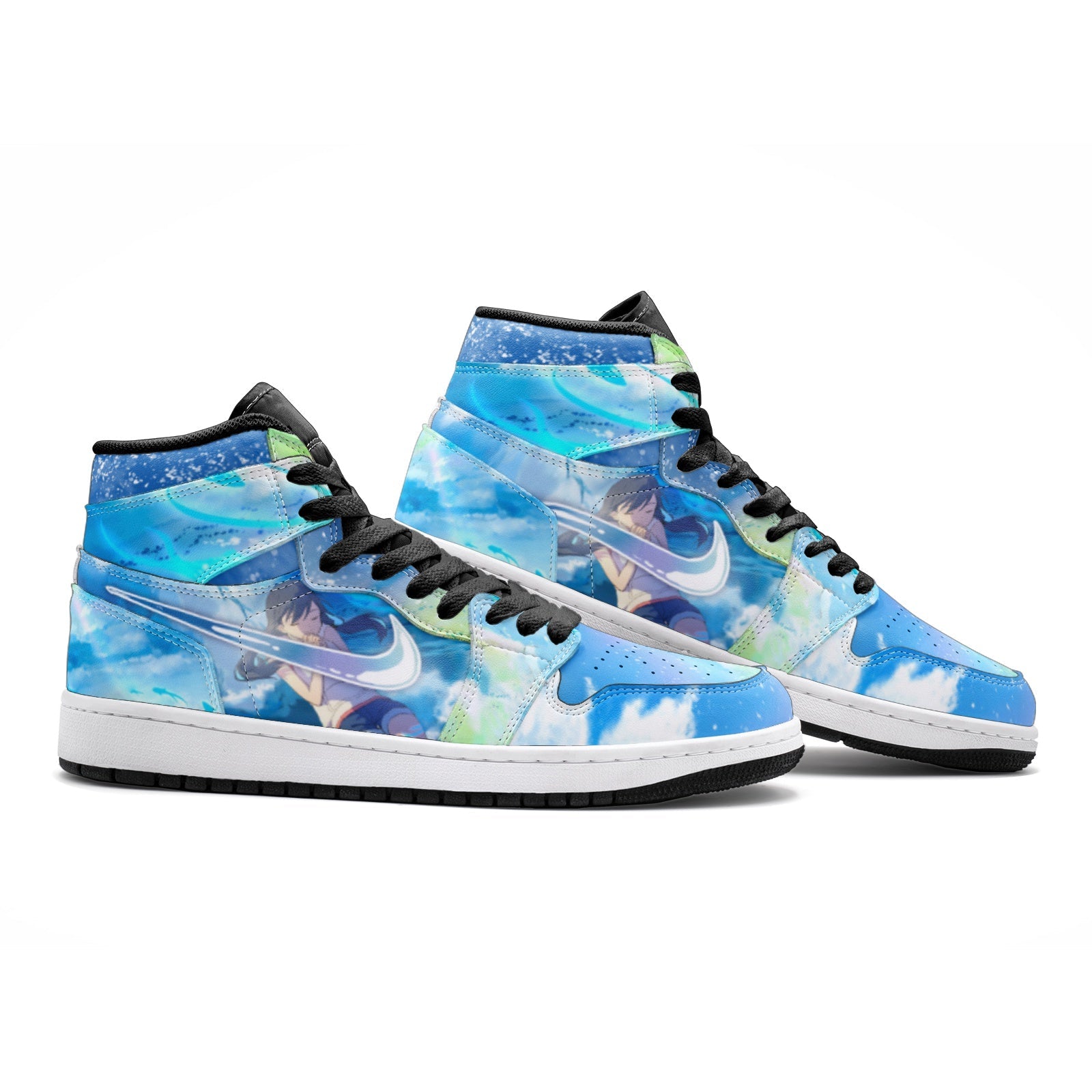 Amano Hina and Morishima Hodaka Weathering with You Mid 1 Basketball Shoes