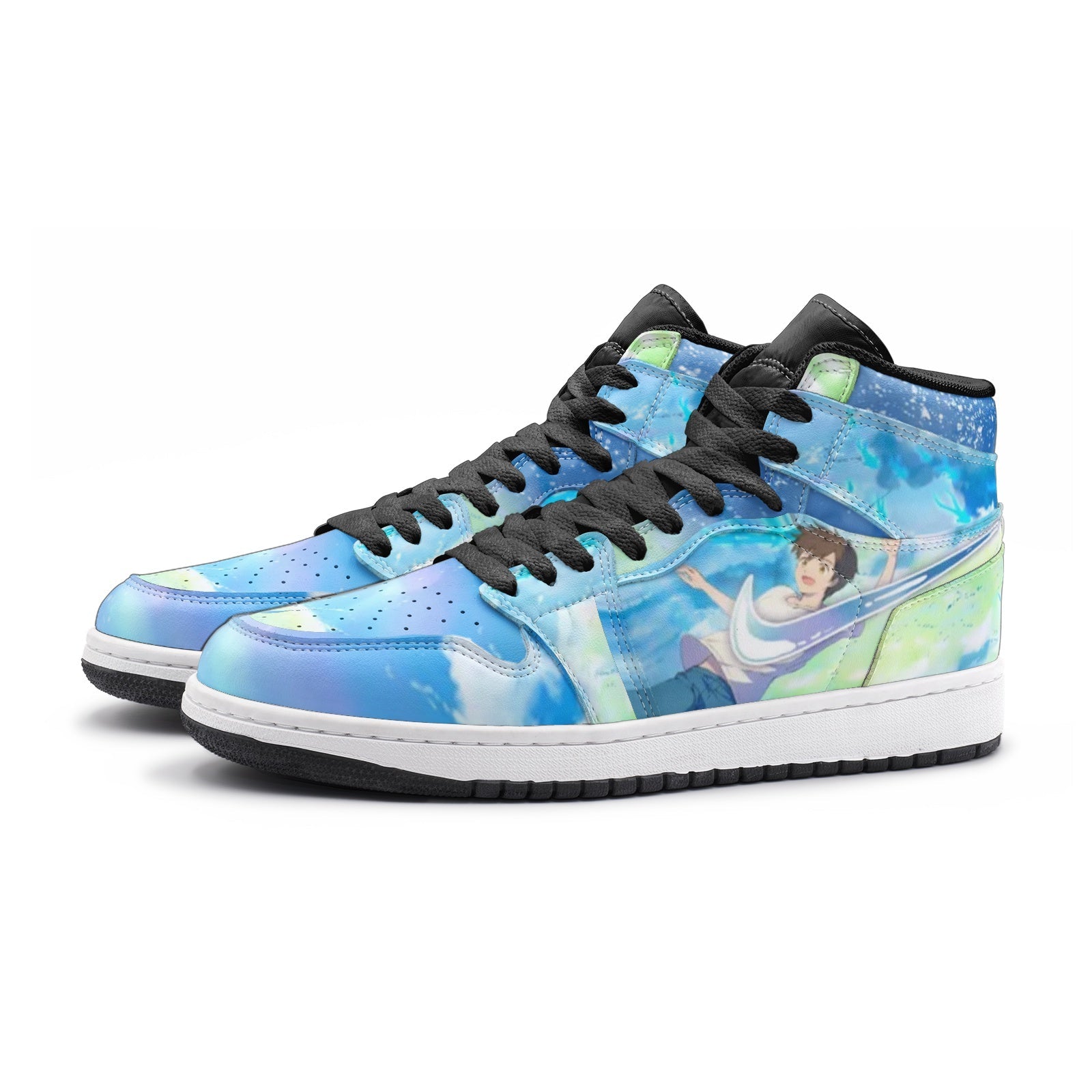 Amano Hina and Morishima Hodaka Weathering with You Mid 1 Basketball Shoes