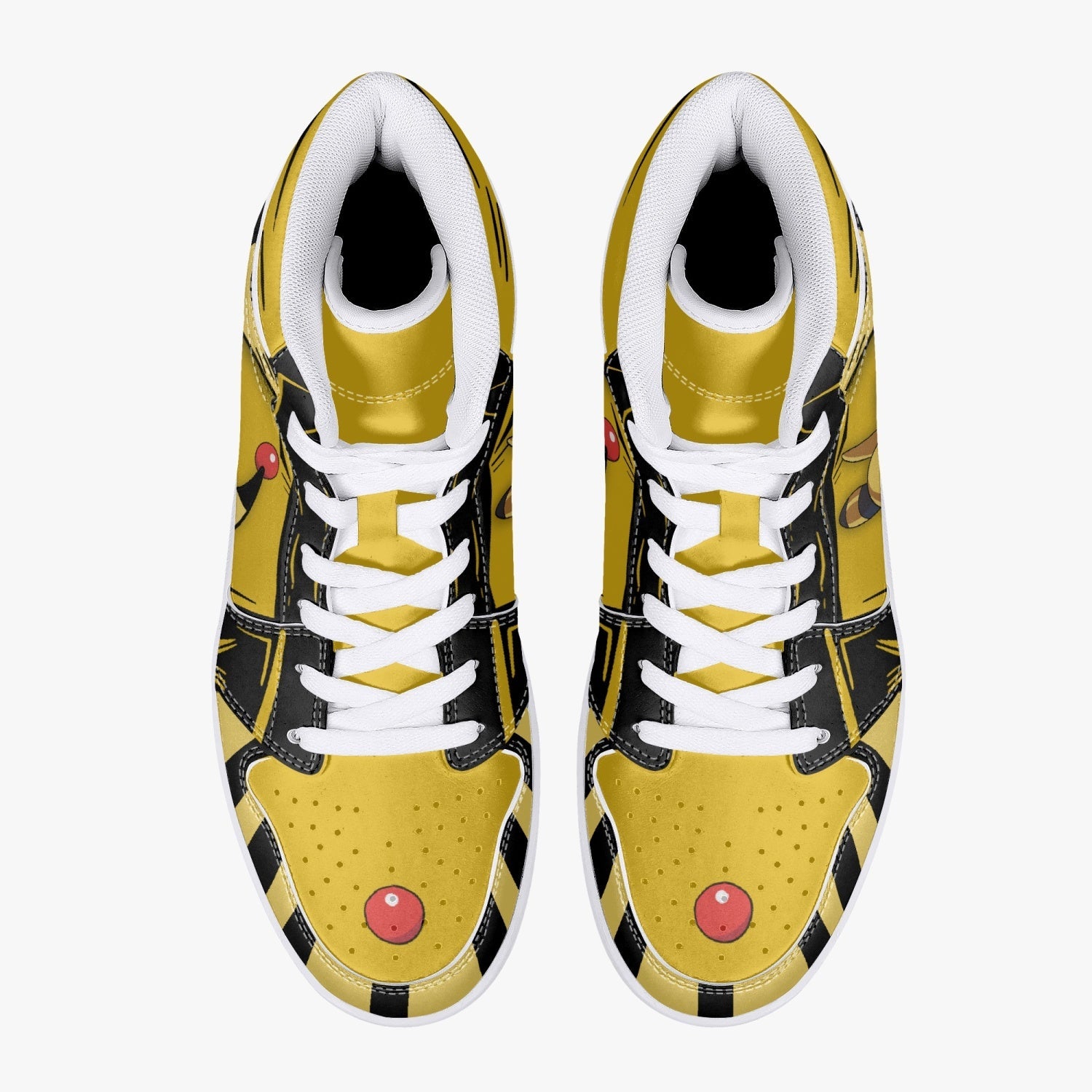Ampharos Pokemon Mid 1 Basketball Shoes