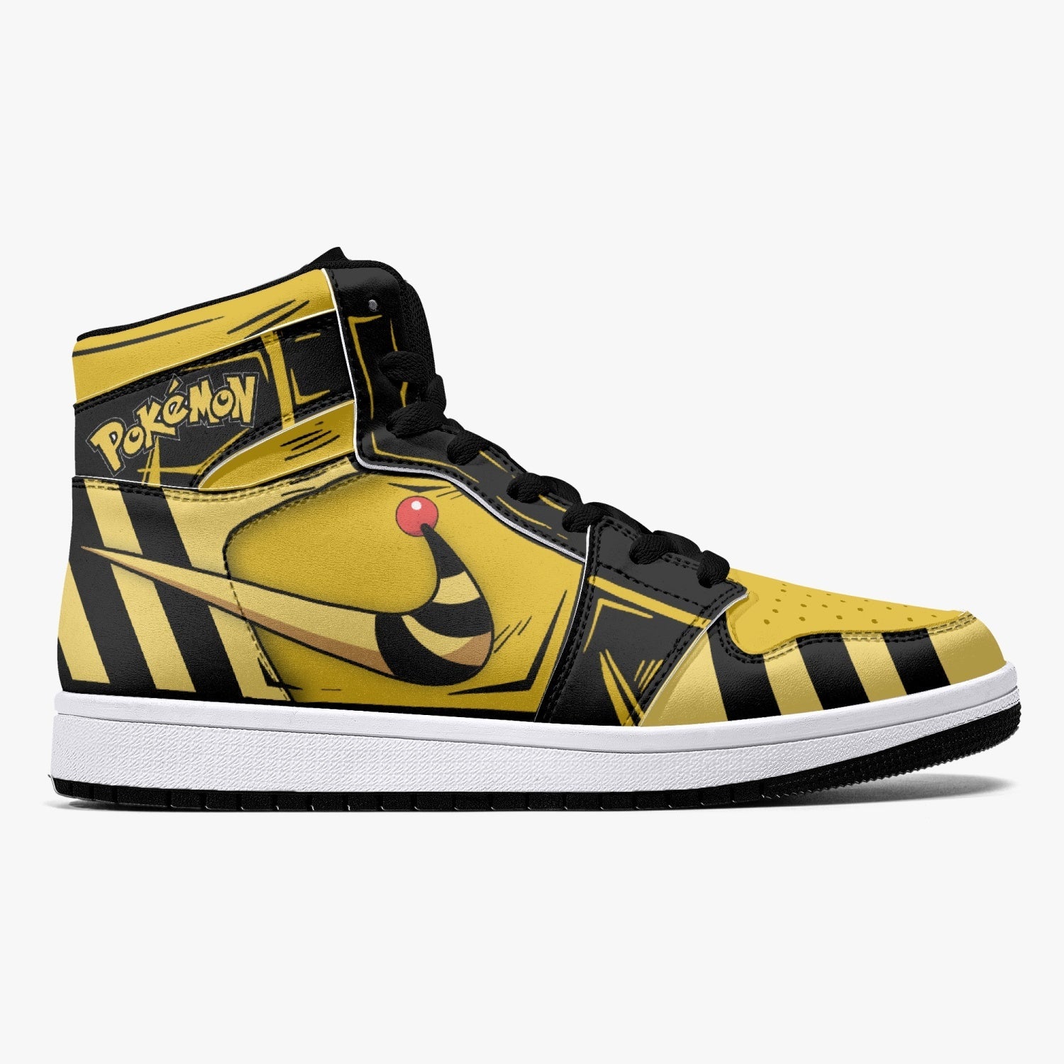 Ampharos Pokemon Mid 1 Basketball Shoes