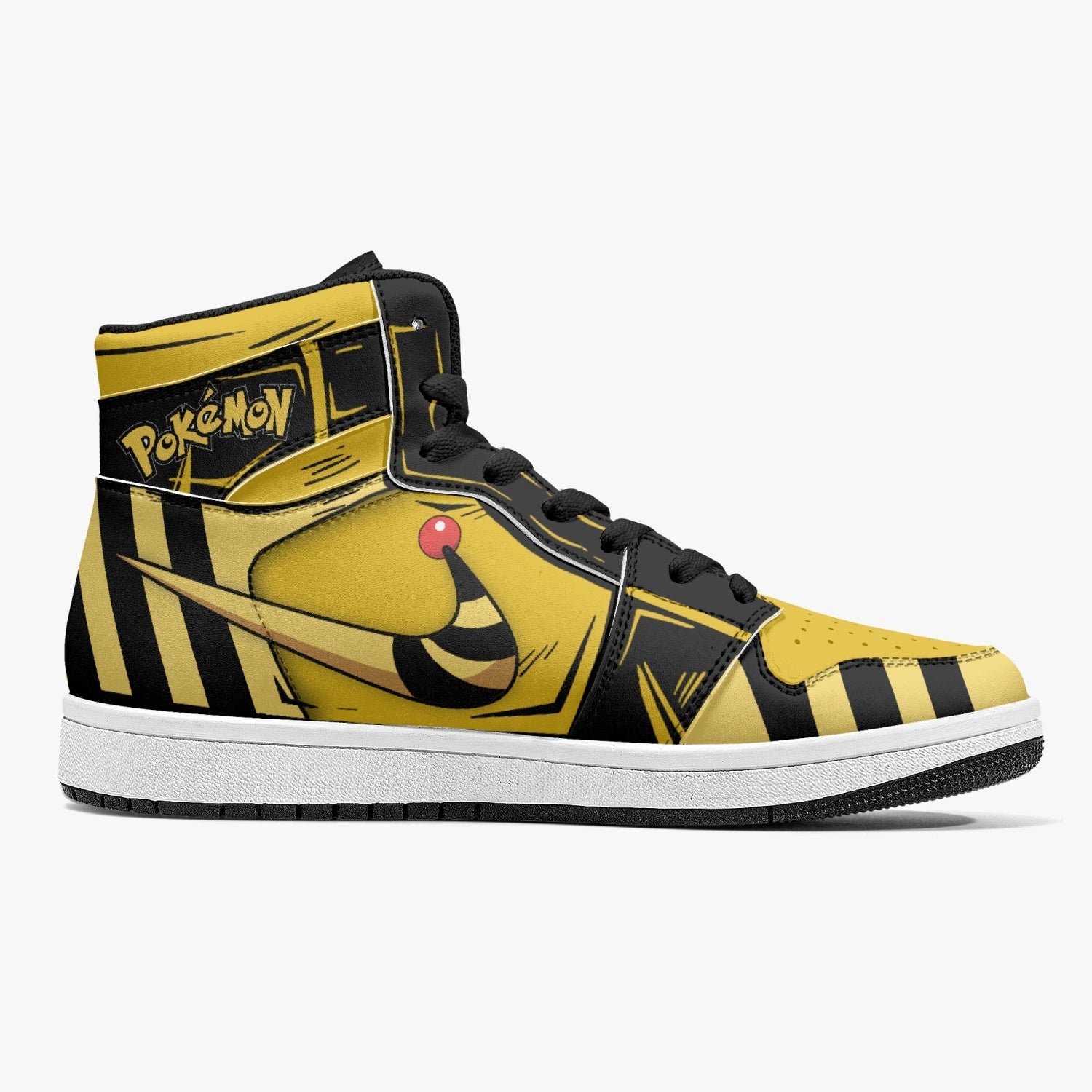 Ampharos Pokemon Mid 1 Basketball Shoes