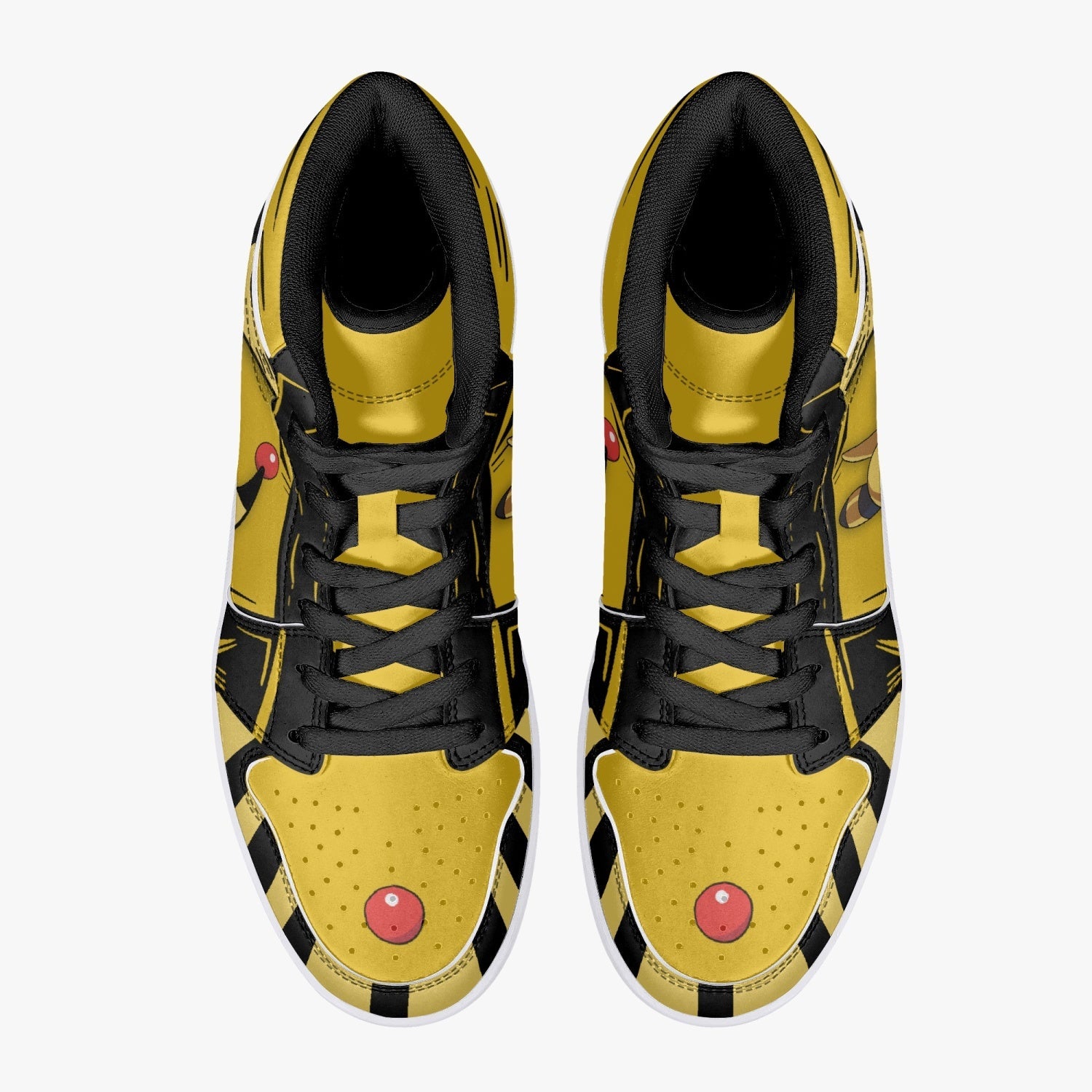 Ampharos Pokemon Mid 1 Basketball Shoes