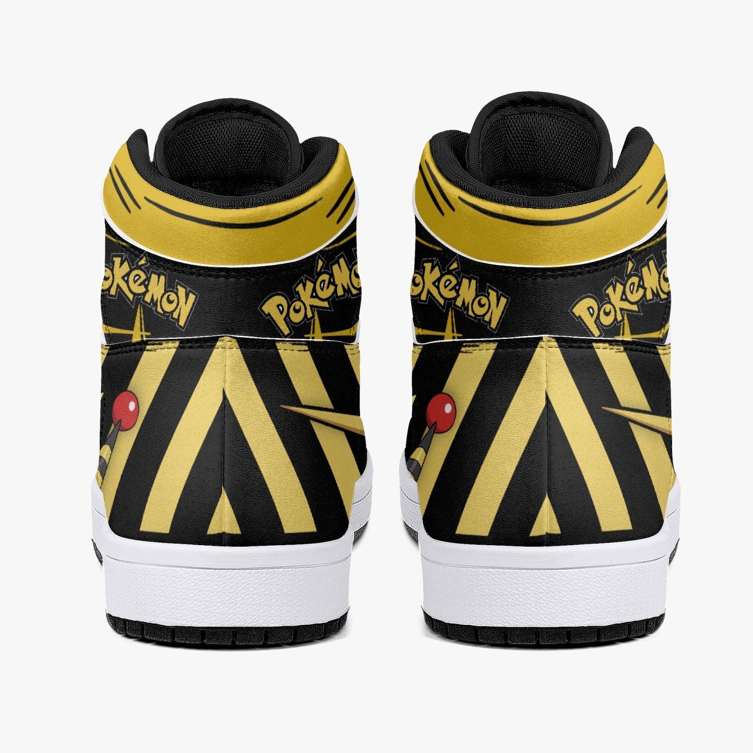 Ampharos Pokemon Mid 1 Basketball Shoes