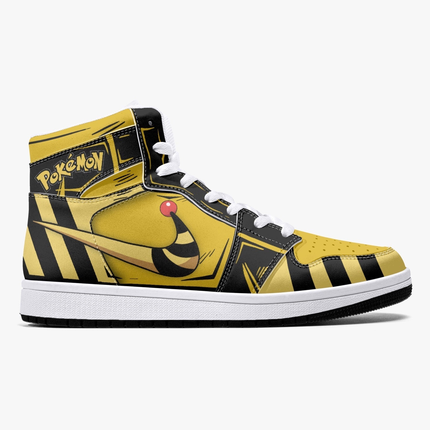 Ampharos Pokemon Mid 1 Basketball Shoes