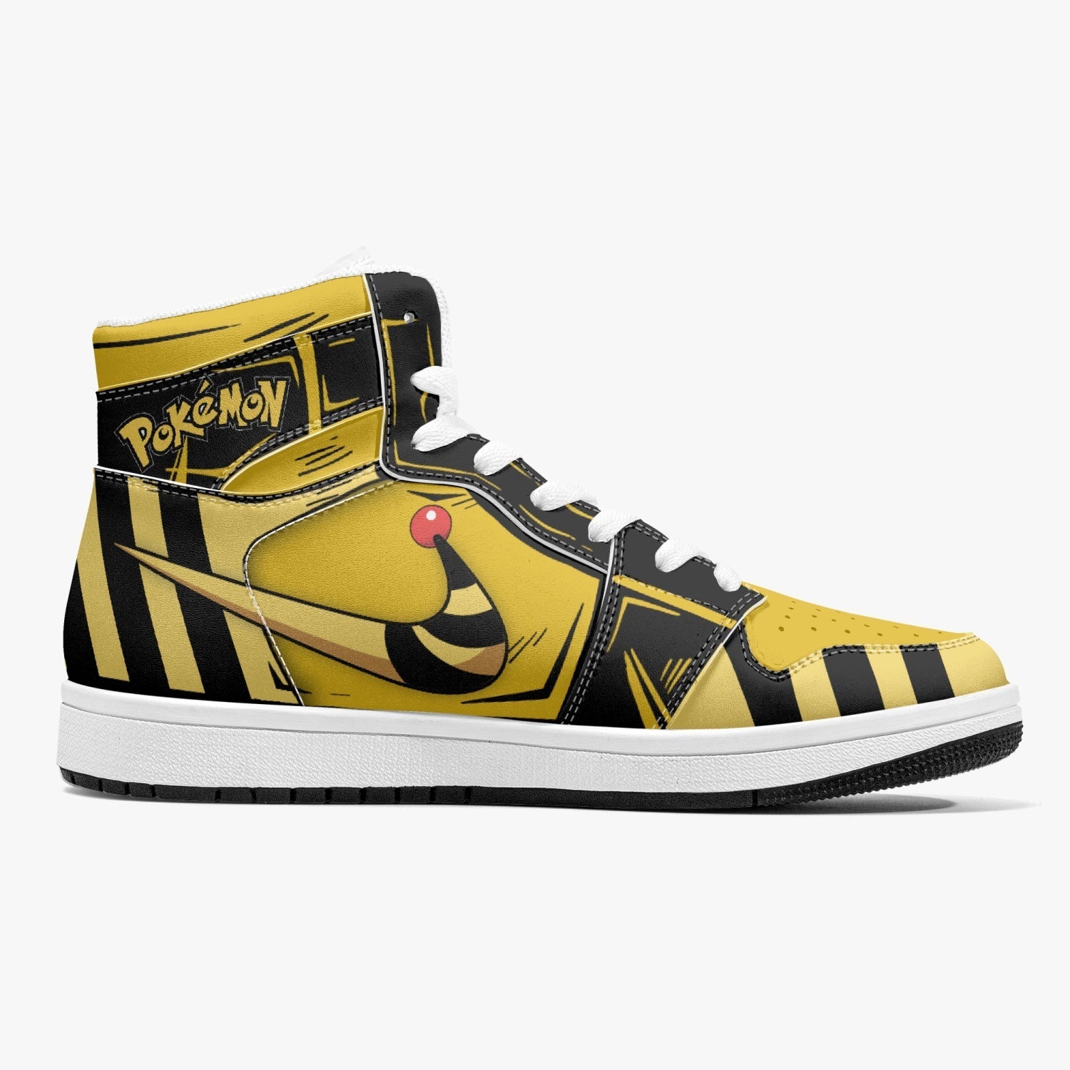 Ampharos Pokemon Mid 1 Basketball Shoes