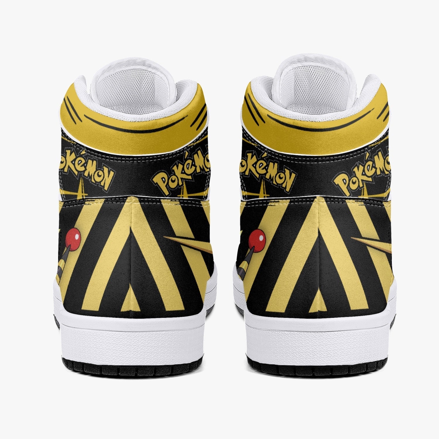 Ampharos Pokemon Mid 1 Basketball Shoes