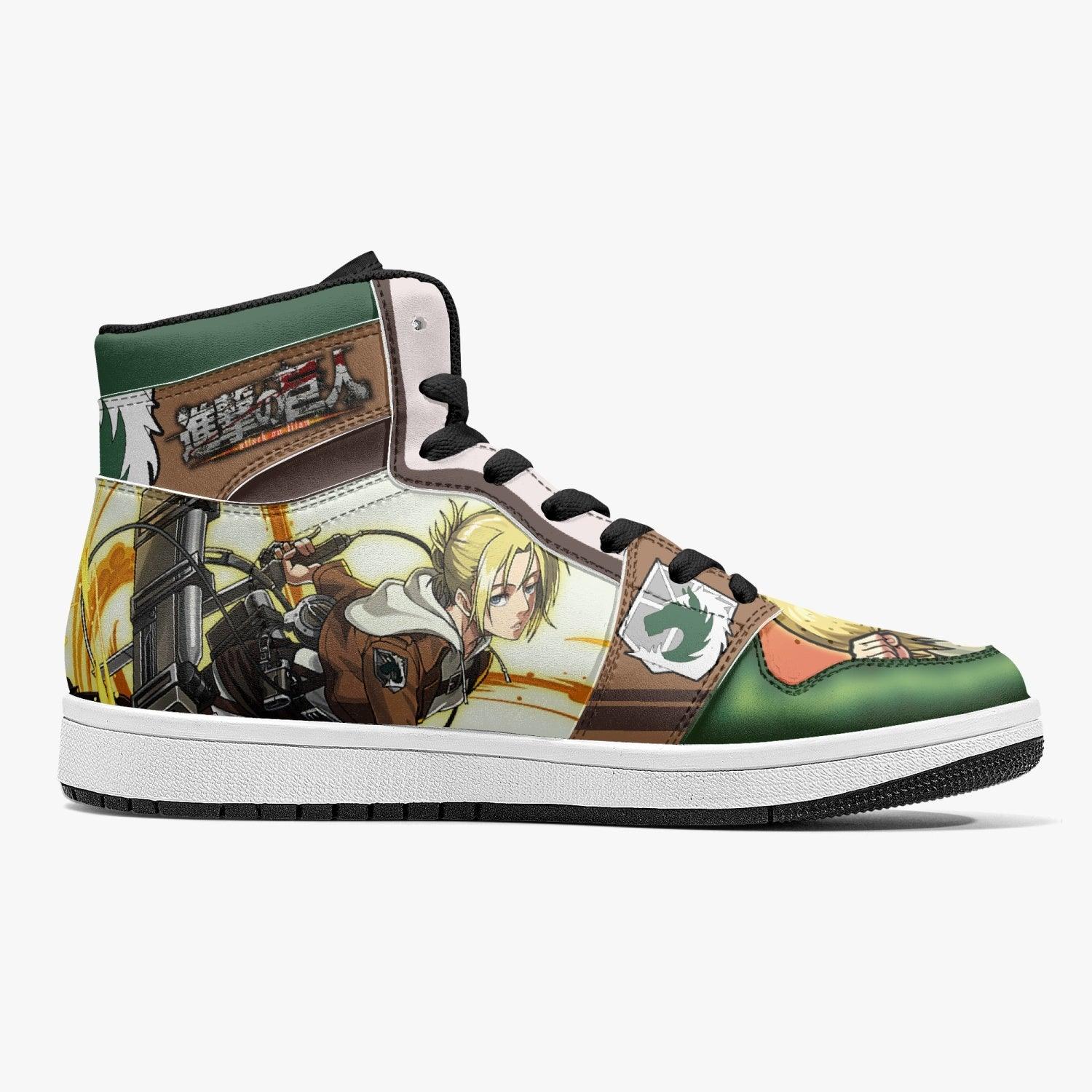 Annie Leonhart Military Police Attack on Titan Mid 1 Basketball Shoes