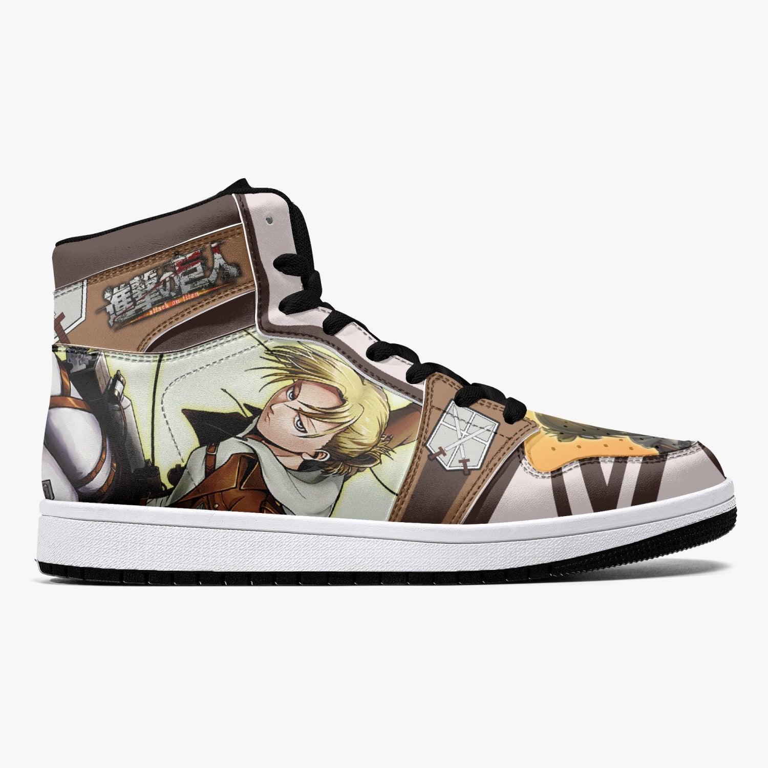 Annie Leonhart Training Corps Shingeki no Kyojin Mid 1 Basketball Shoes