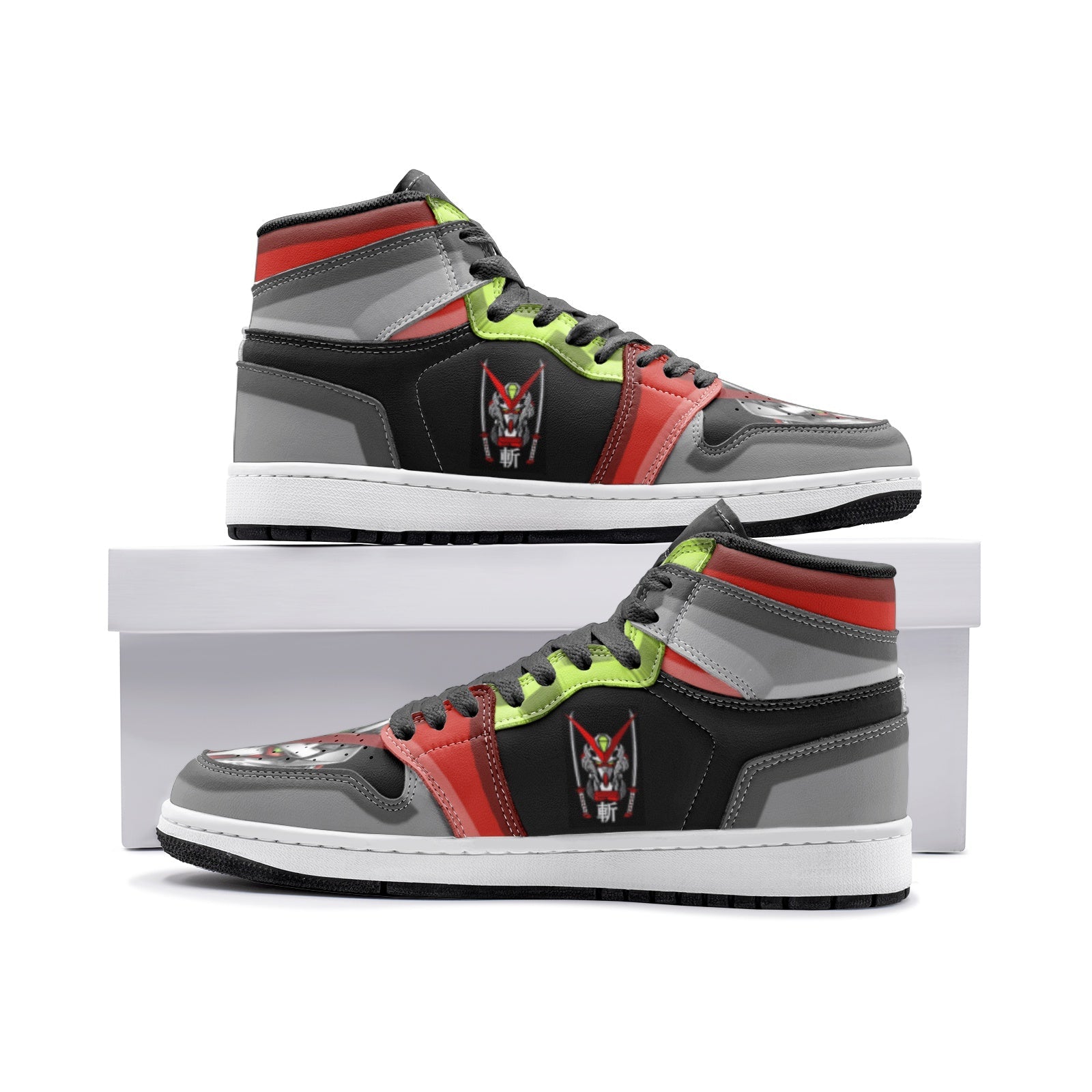 Astray Red Frame Gundam Mid 1 Basketball Shoes