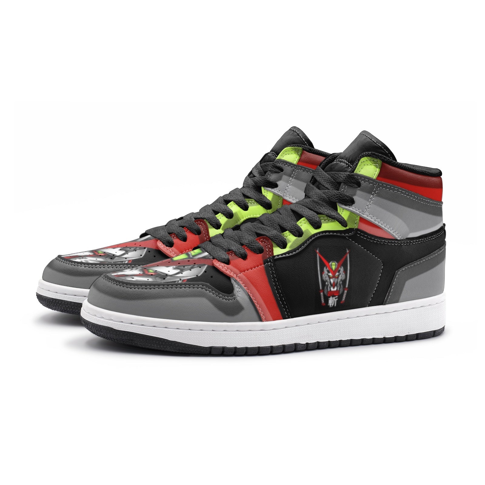 Astray Red Frame Gundam Mid 1 Basketball Shoes