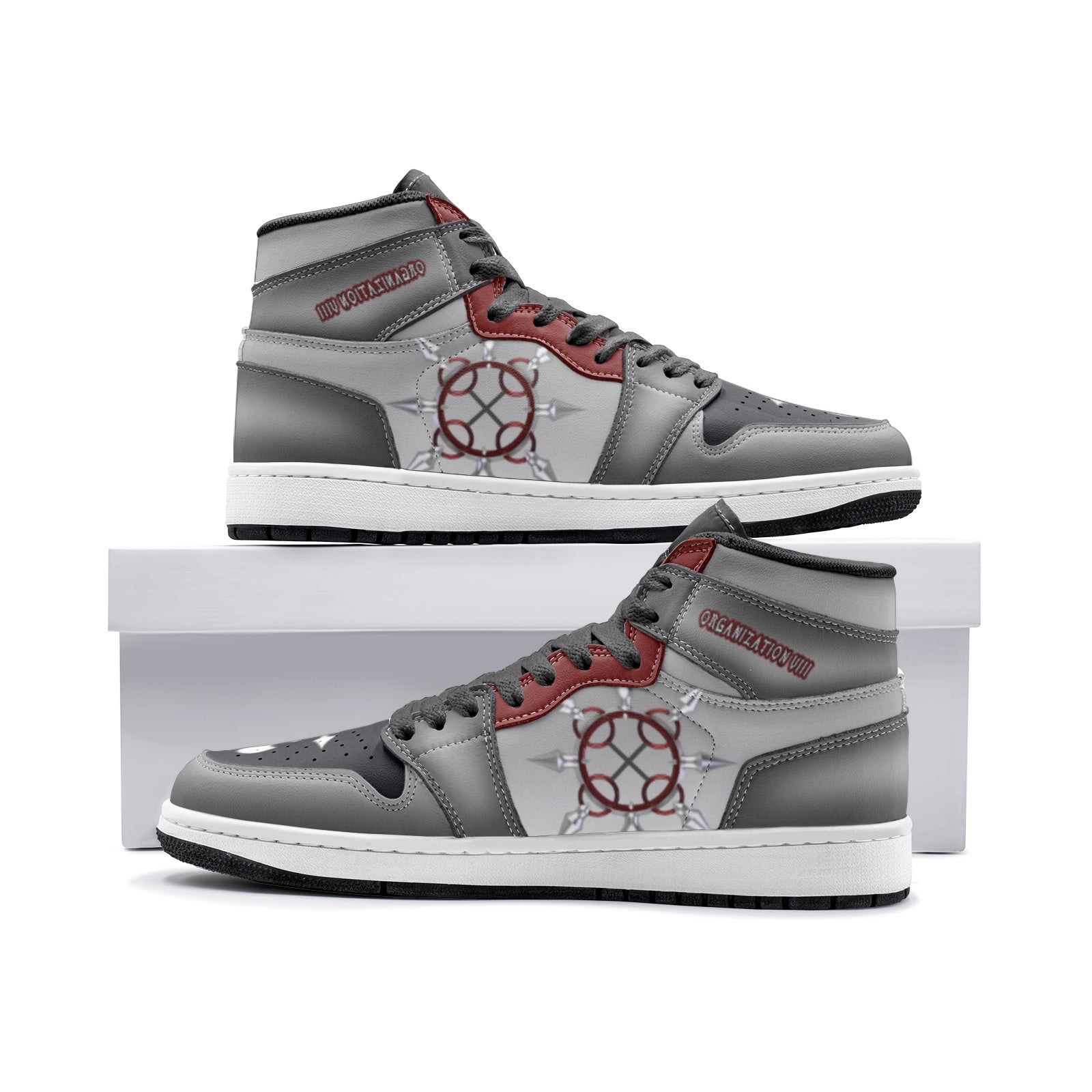 Axel Chakram Kingdom Hearts Mid 1 Basketball Shoes