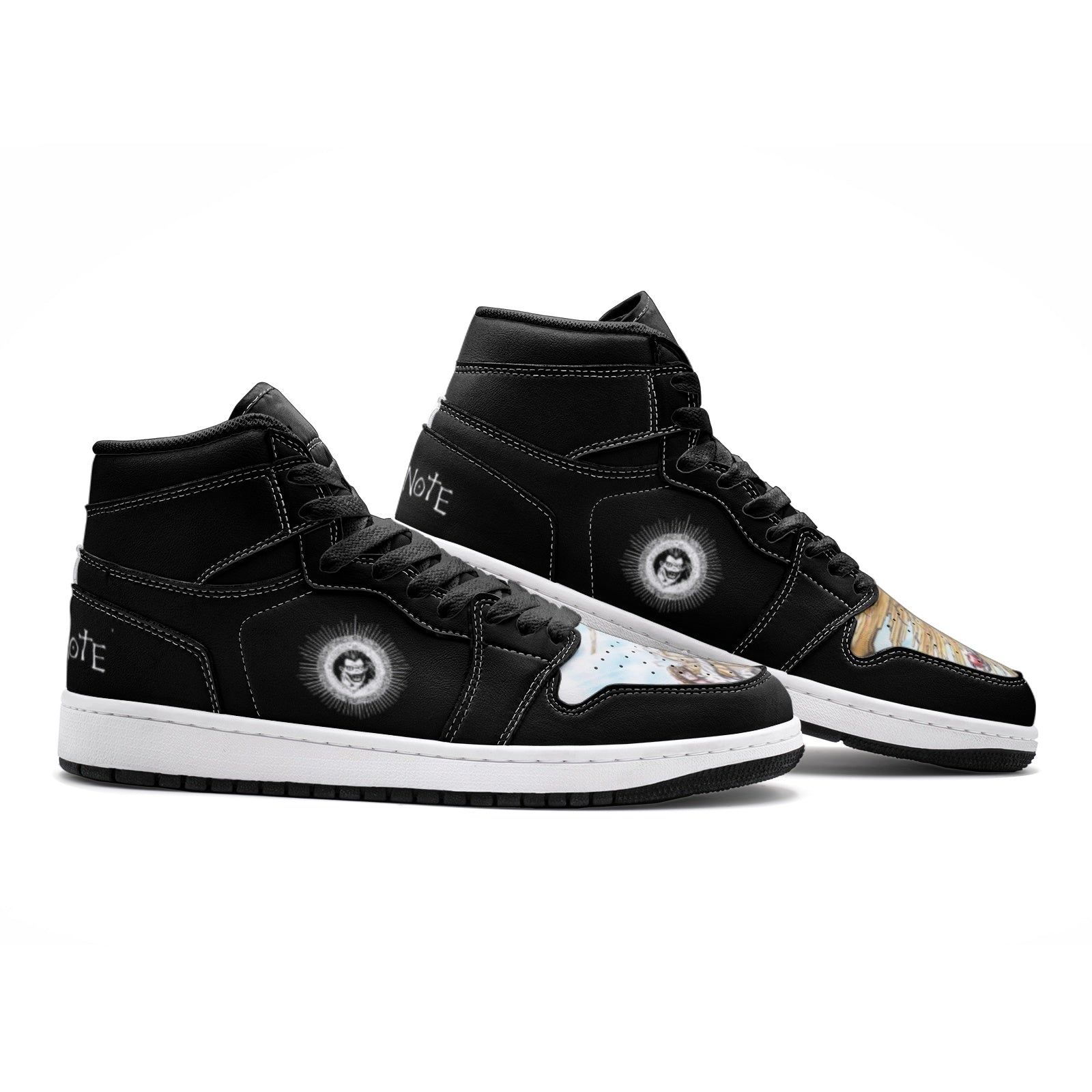 Black Edition Desu Noto Mid 1 Basketball Shoes