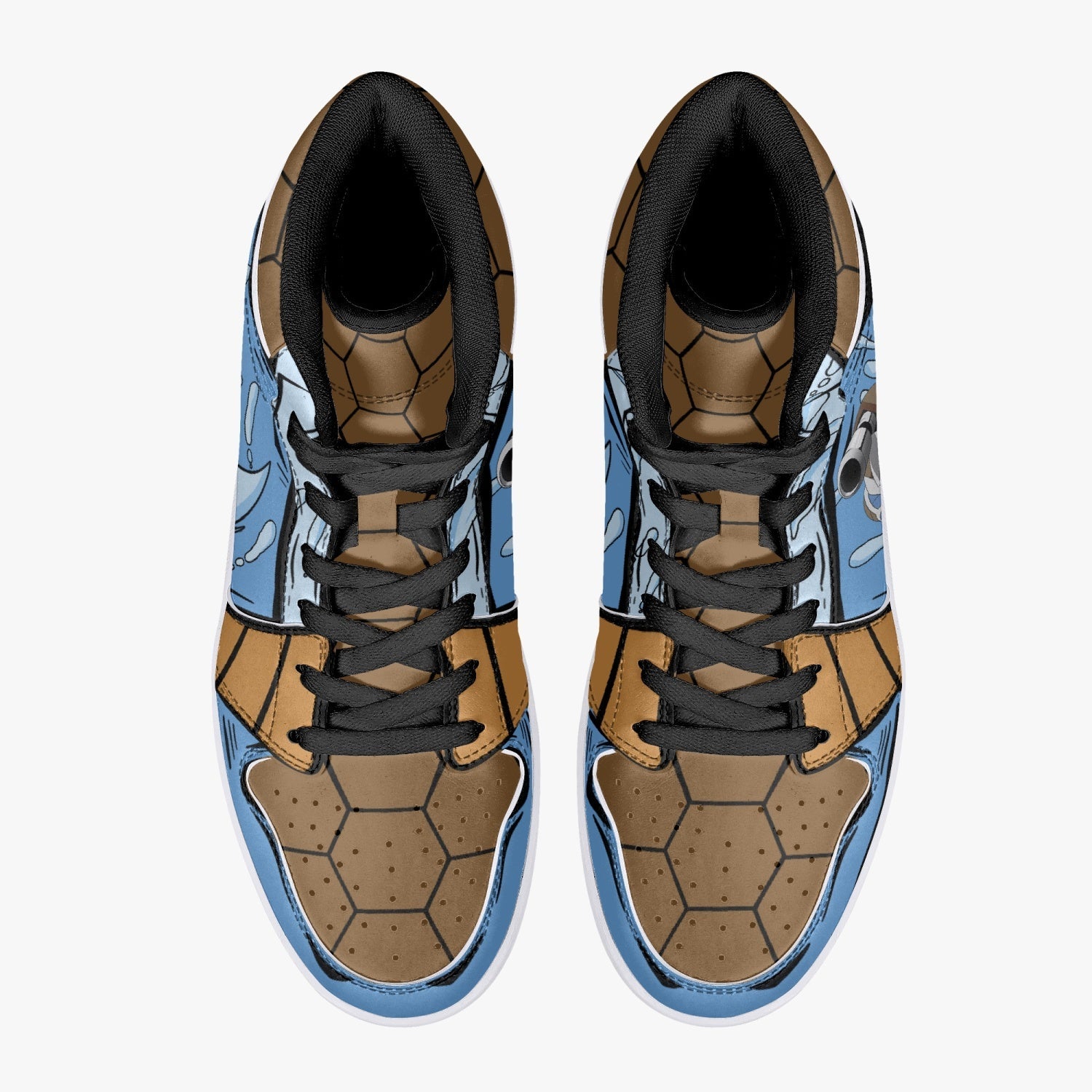 Blastoise Pokemon Mid 1 Basketball Shoes