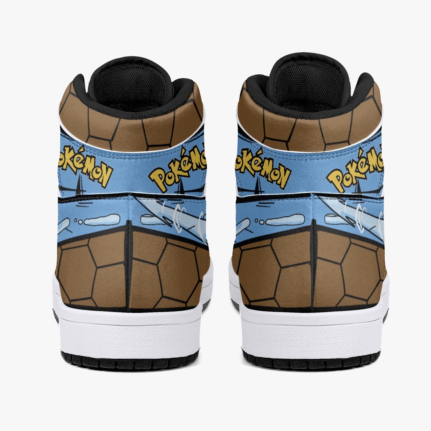 Blastoise Pokemon Mid 1 Basketball Shoes