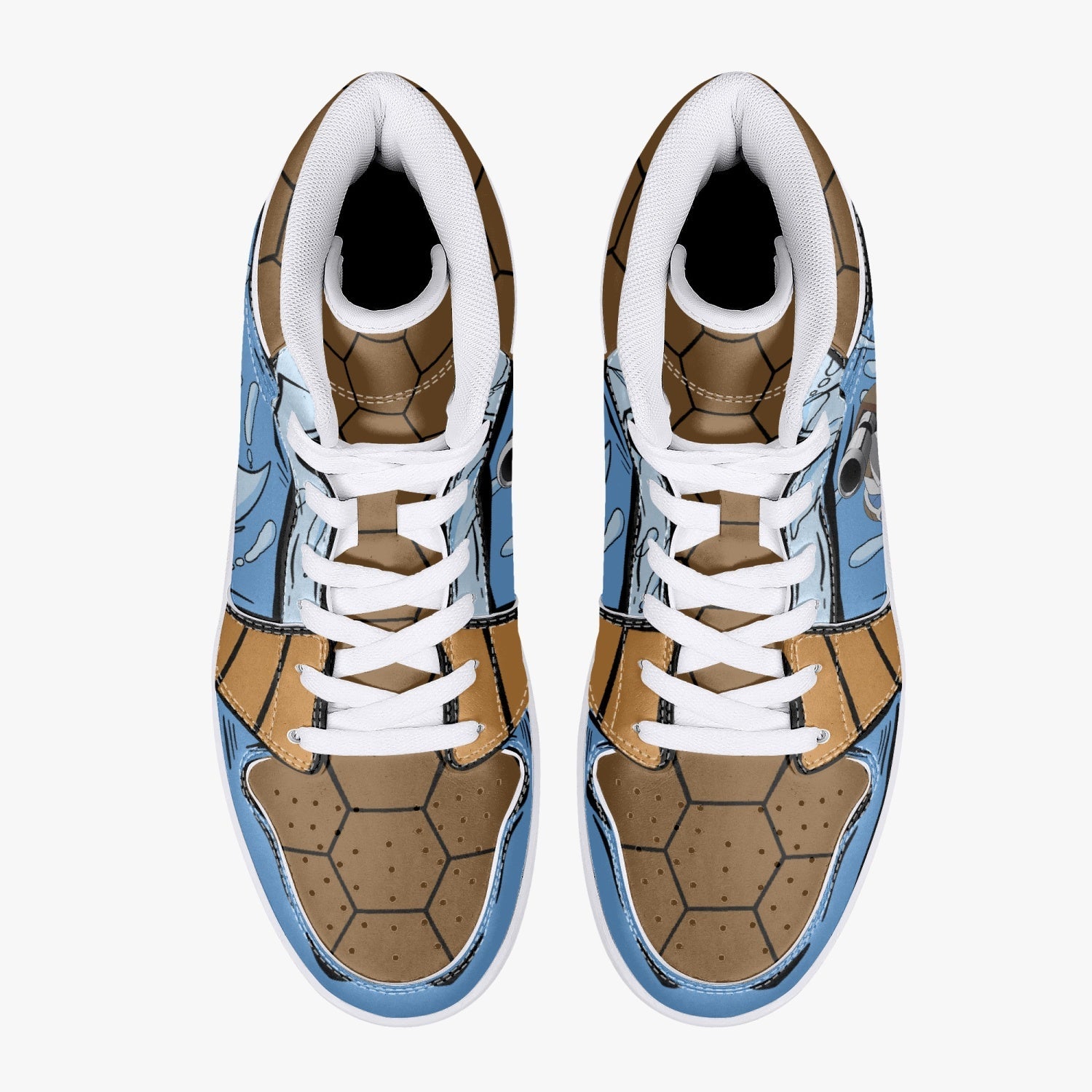 Blastoise Pokemon Mid 1 Basketball Shoes