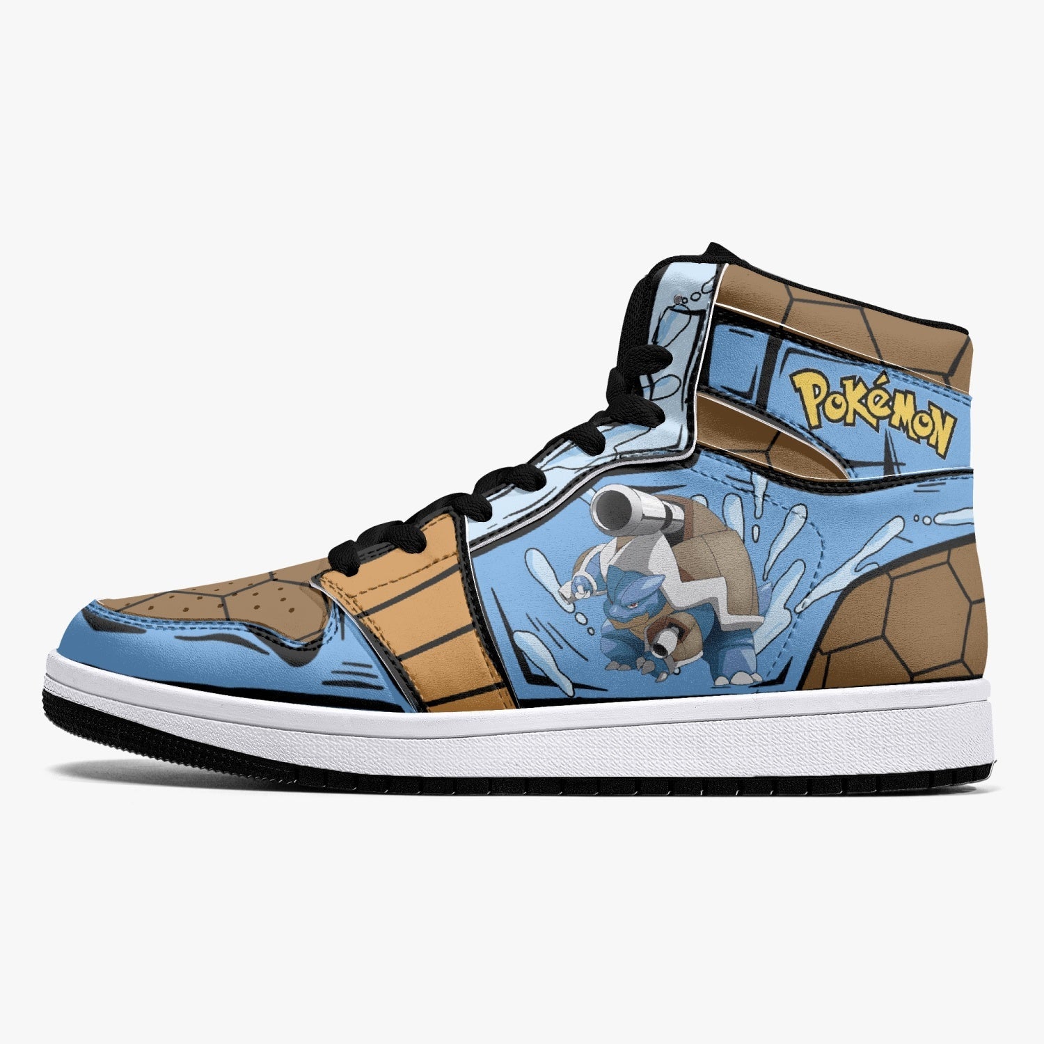 Blastoise Pokemon Mid 1 Basketball Shoes