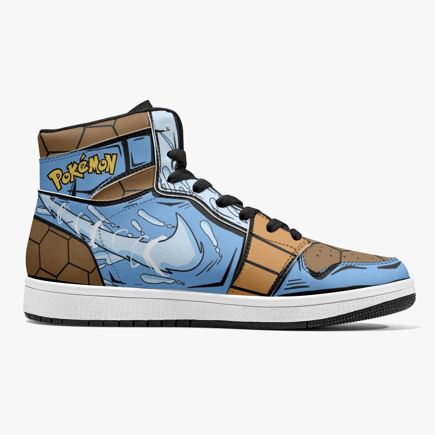 Blastoise Pokemon Mid 1 Basketball Shoes