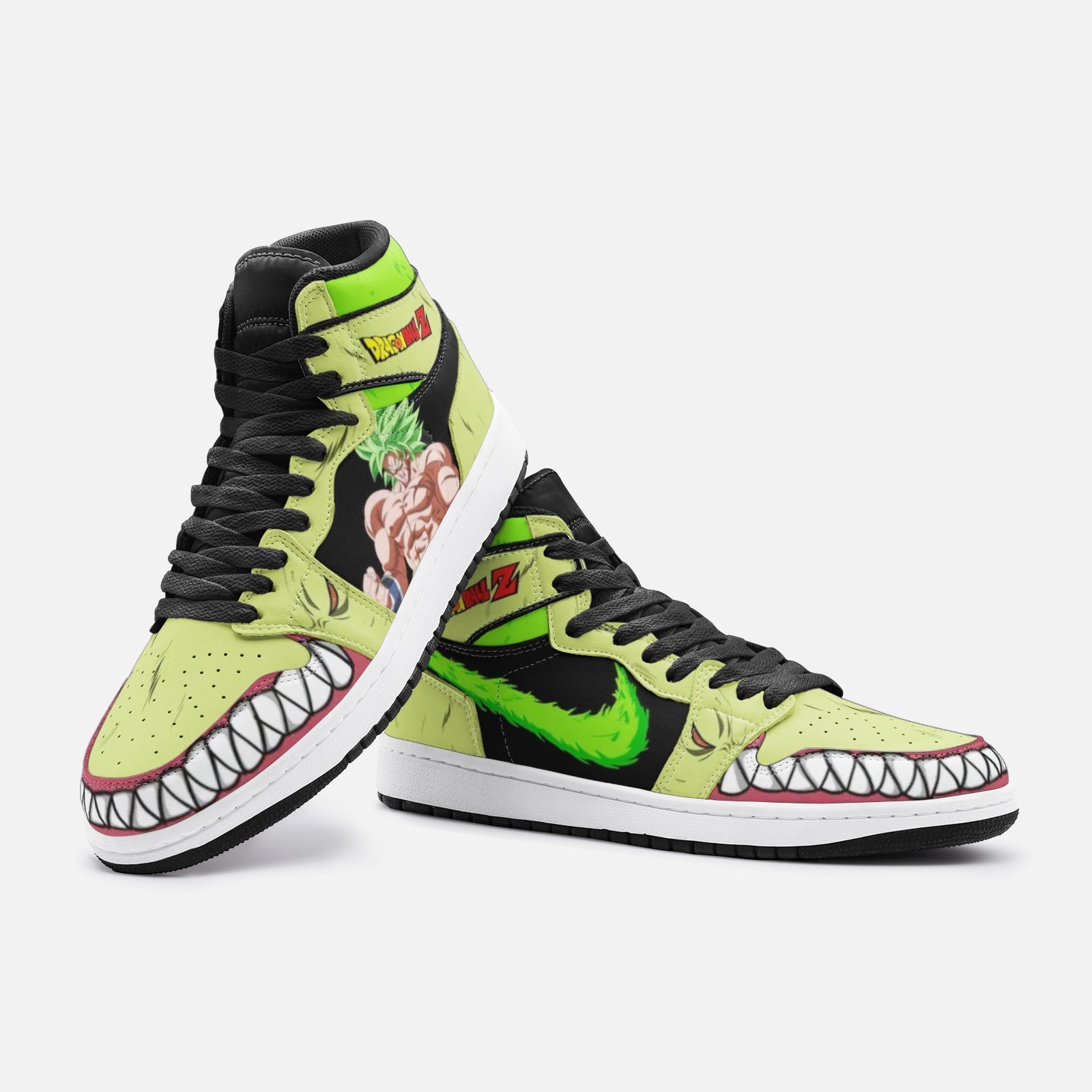 Broly and Ba Dragon Ball Z V2 Mid 1 Basketball Shoes