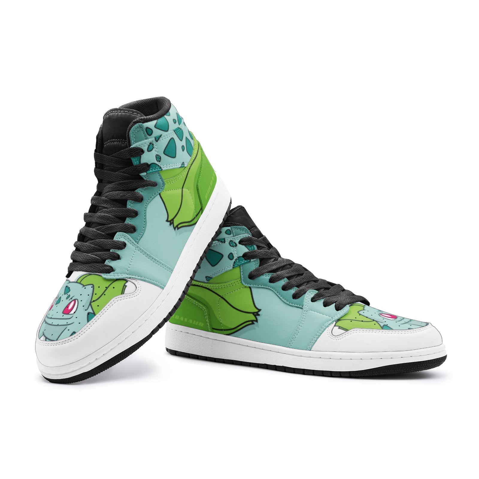 Bulbasaur Starter Pokemon Mid 1 Basketball Shoes