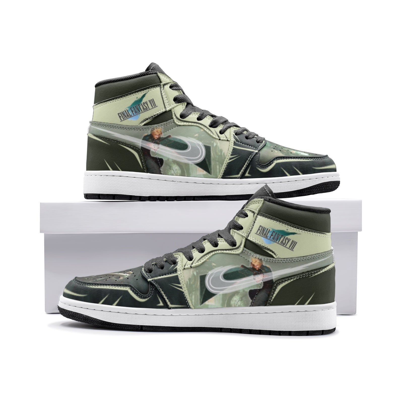 Buster Sword Final Fantasy Mid 1 Basketball Shoes