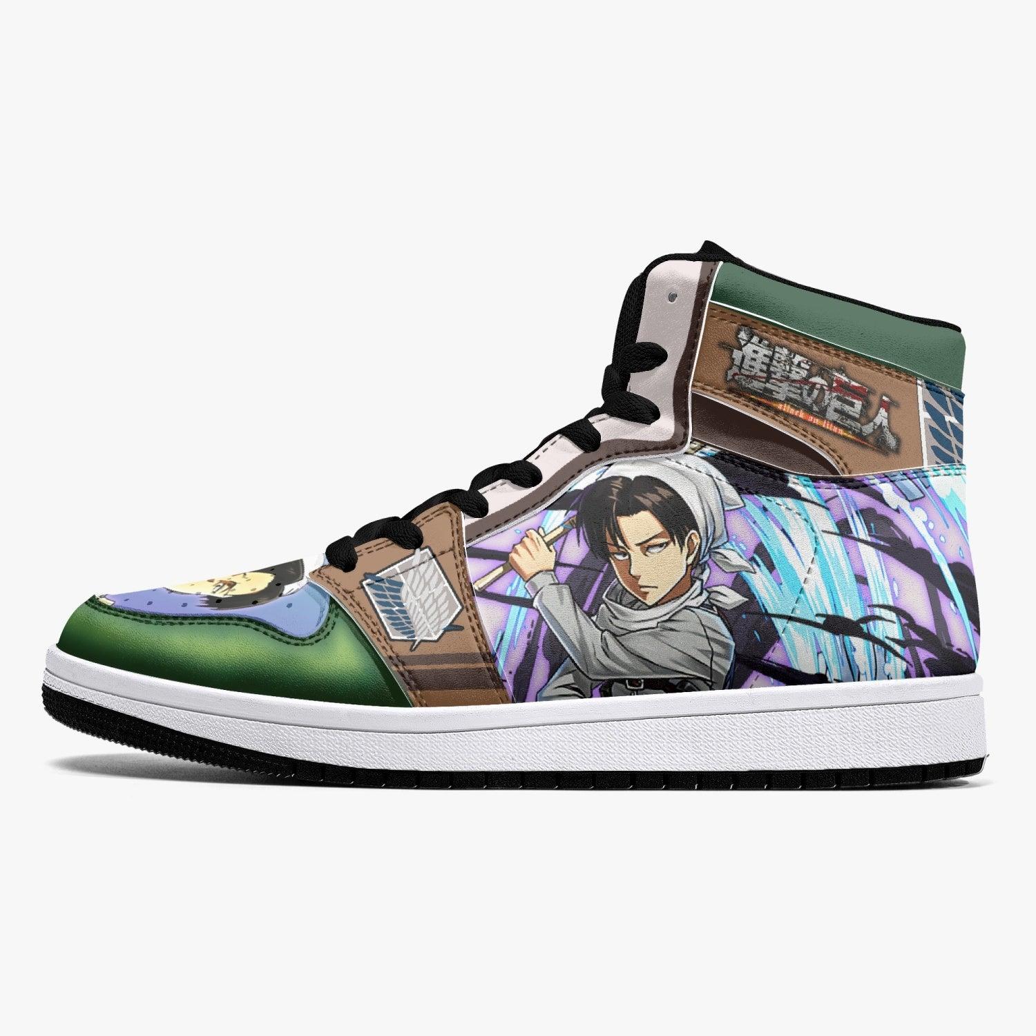 Captain Levi Cleaner Shingeki no Kyojin Mid 1 Basketball Shoes