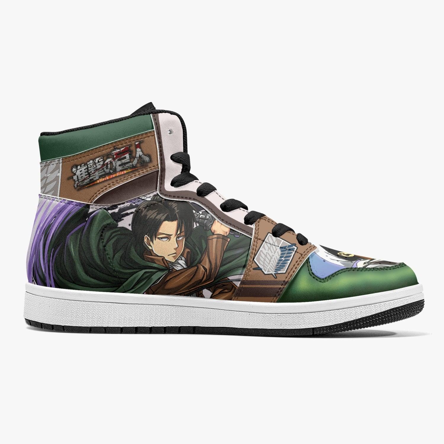 Captain Levi Cleaner Shingeki no Kyojin Mid 1 Basketball Shoes